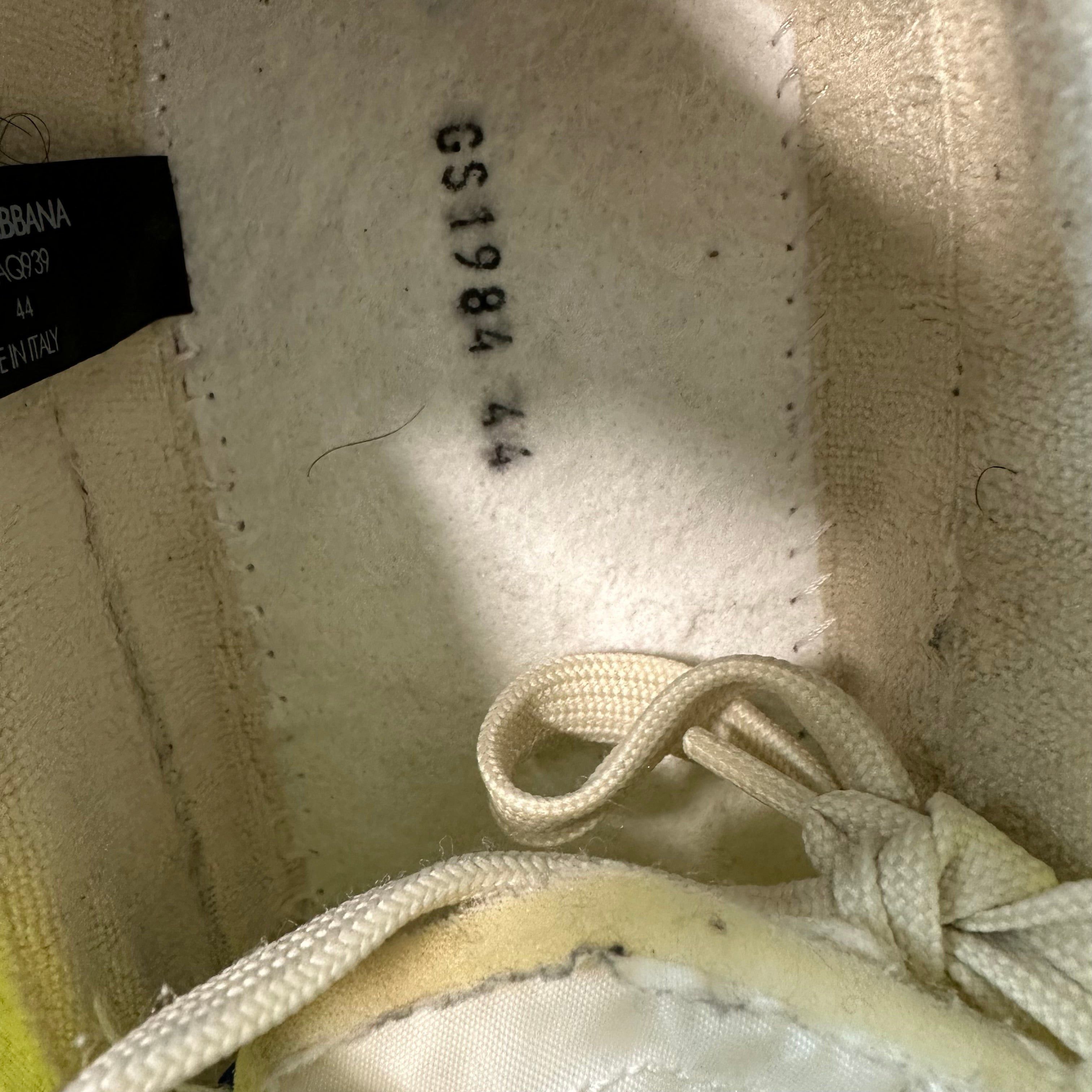 Dolce & Gabbana Dolce Gabbana Multicolor Air Master White Sneaker Sz 11 (44) Size US 11 / EU 44 - 7 Thumbnail