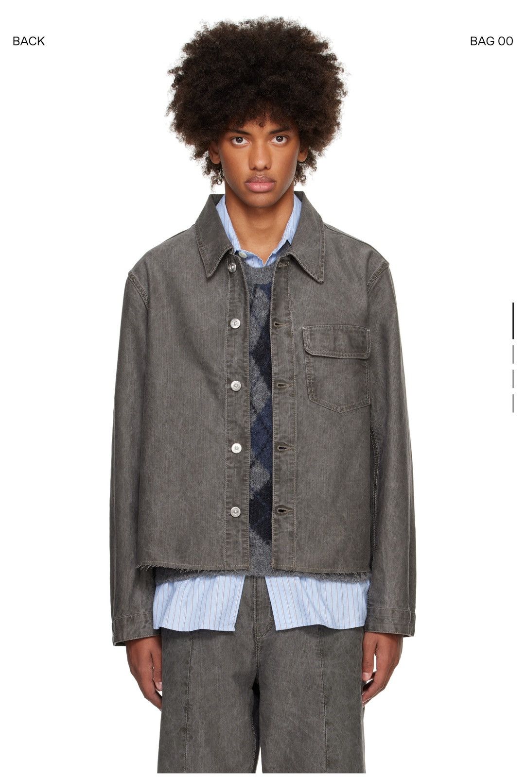 Our Legacy Our Legacy Cut Rebirth Jacket Olive Pigment Size US M / EU 48-50 / 2 - 7 Thumbnail
