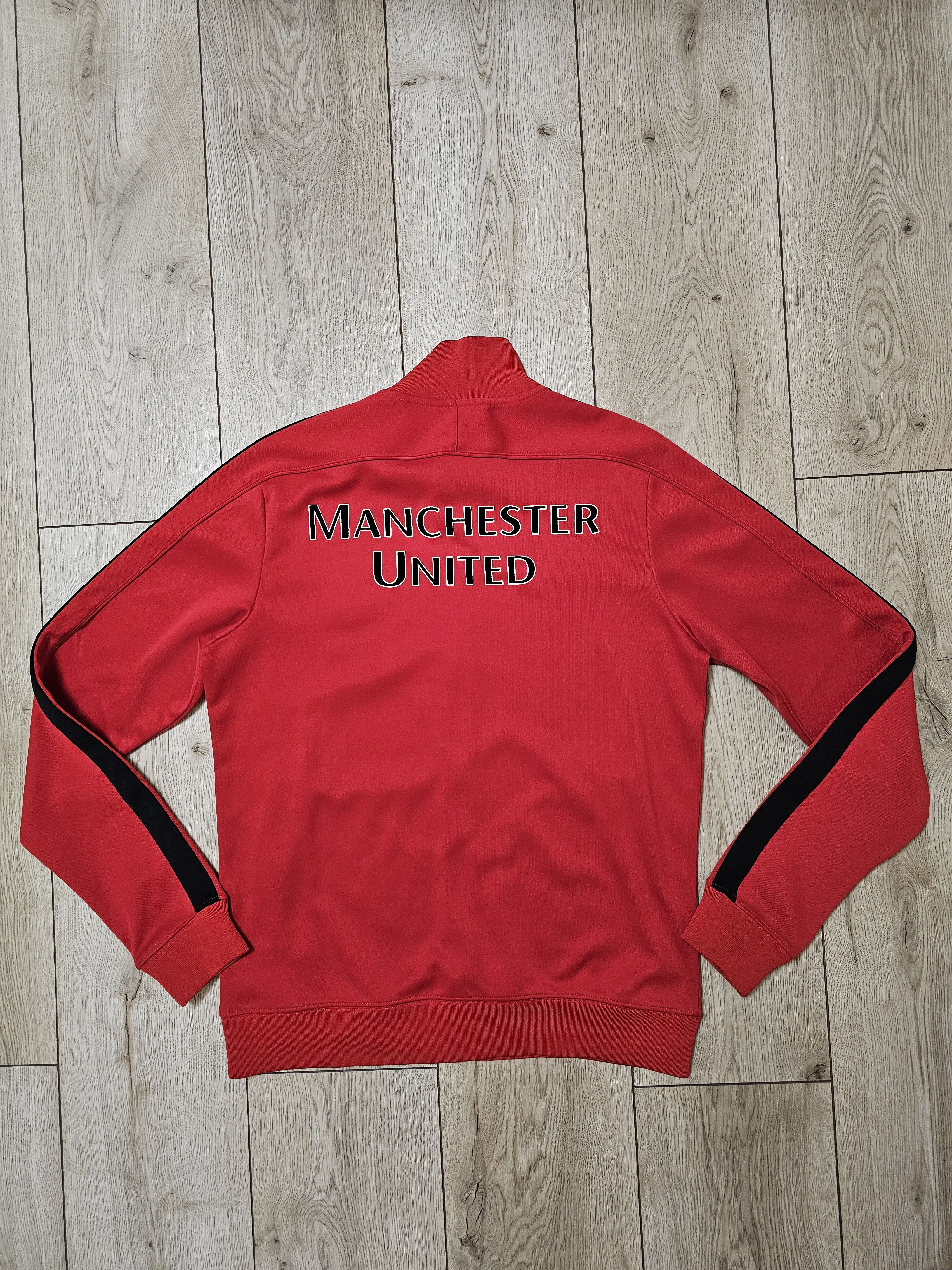 Nike × Vintage MANCHESTER UNITED 2012 JACKET FOOTBALL JACKET SOCCER ZIP Size US M / EU 48-50 / 2 - 2 Thumbnail