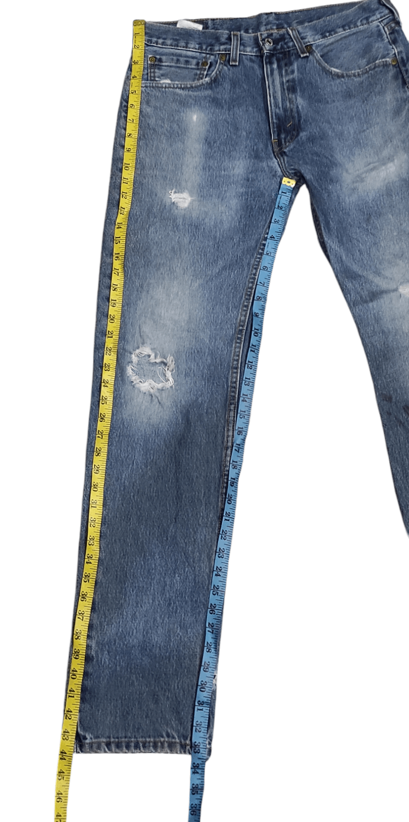 Levi's Vintage Distressed Levis 505 Dirty Washed Size US 32 / EU 48 - 14 Thumbnail