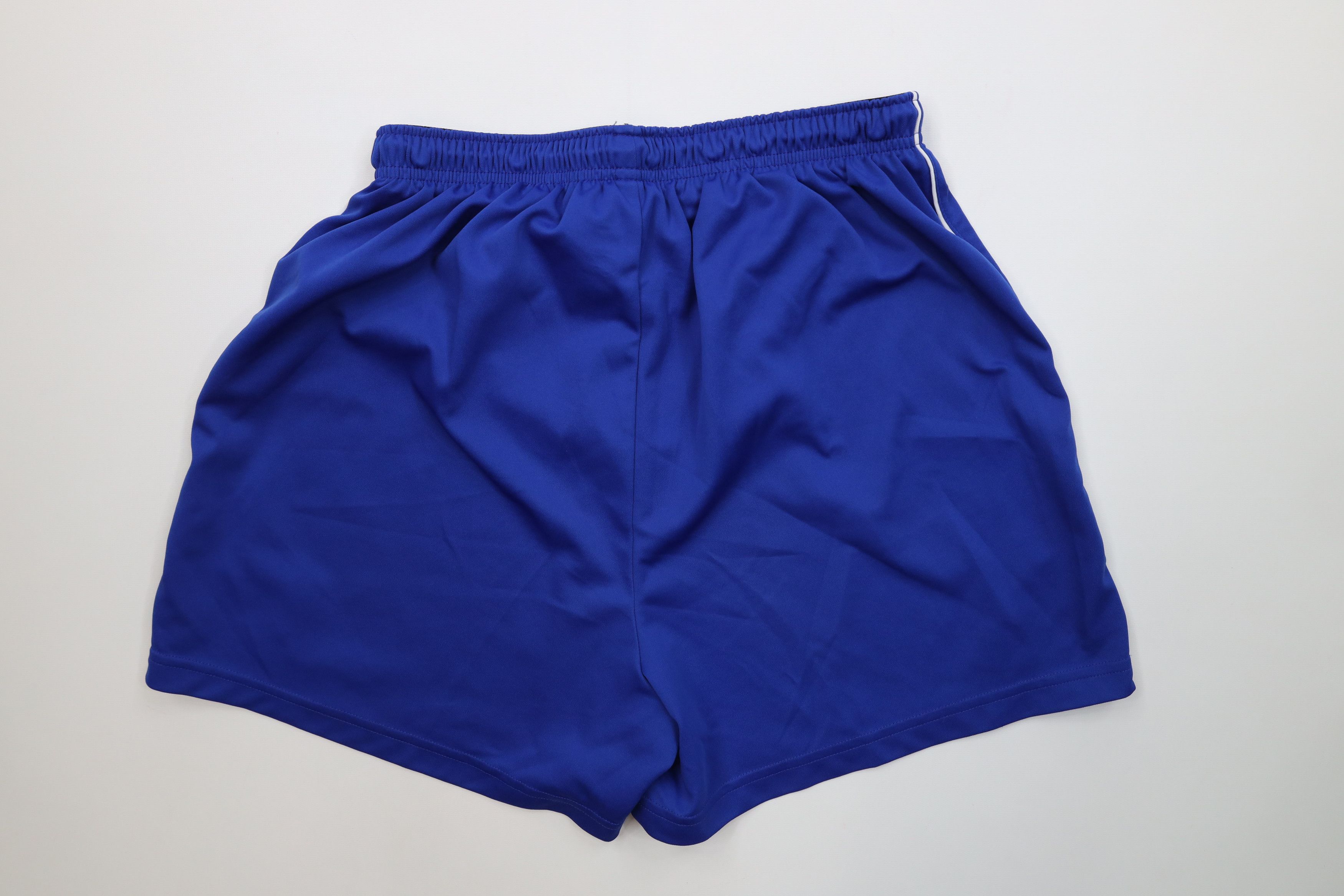 Adidas Vintage 90s Y2K Adidas Running Jogging Soccer Shorts Blue Size US 34 / EU 50 - 8 Thumbnail