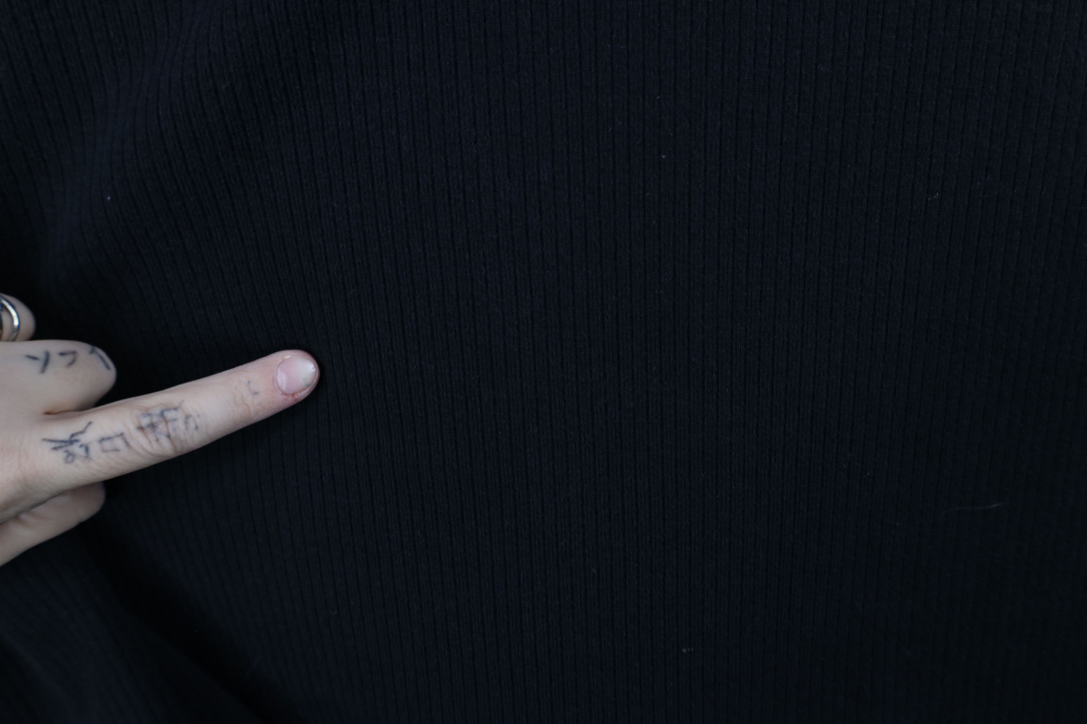 Vintage Vintage 90s Streetwear Knit Long Sleeve Rugby Polo Black Size US XXL / EU 58 / 5 - 5 Thumbnail