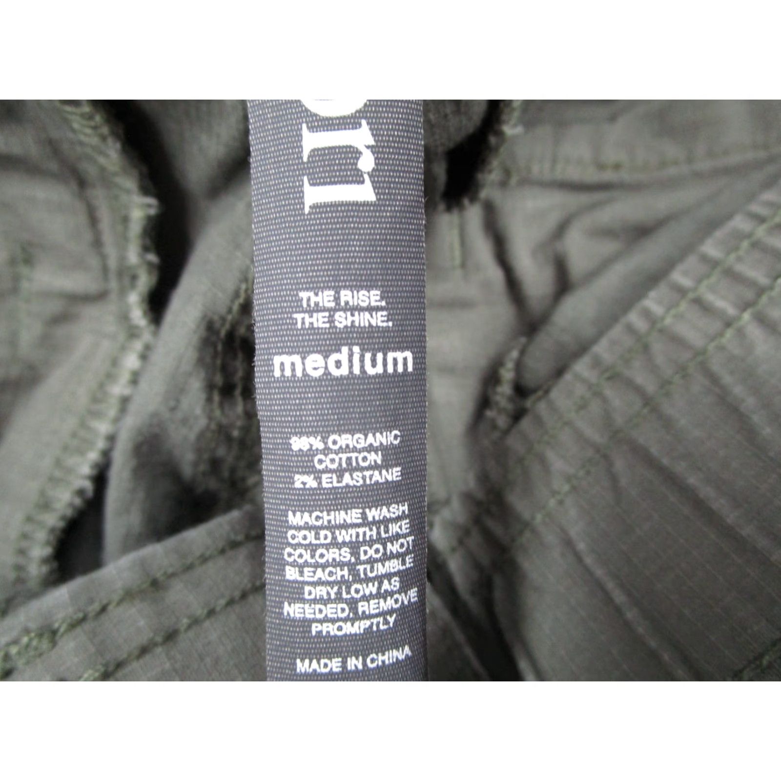 Vuori Vuori Pants Women Medium Green Ripstop Organic Cotton VW401 Active Work 30x27 Size 32" / US 10 / IT 46 - 3 Thumbnail