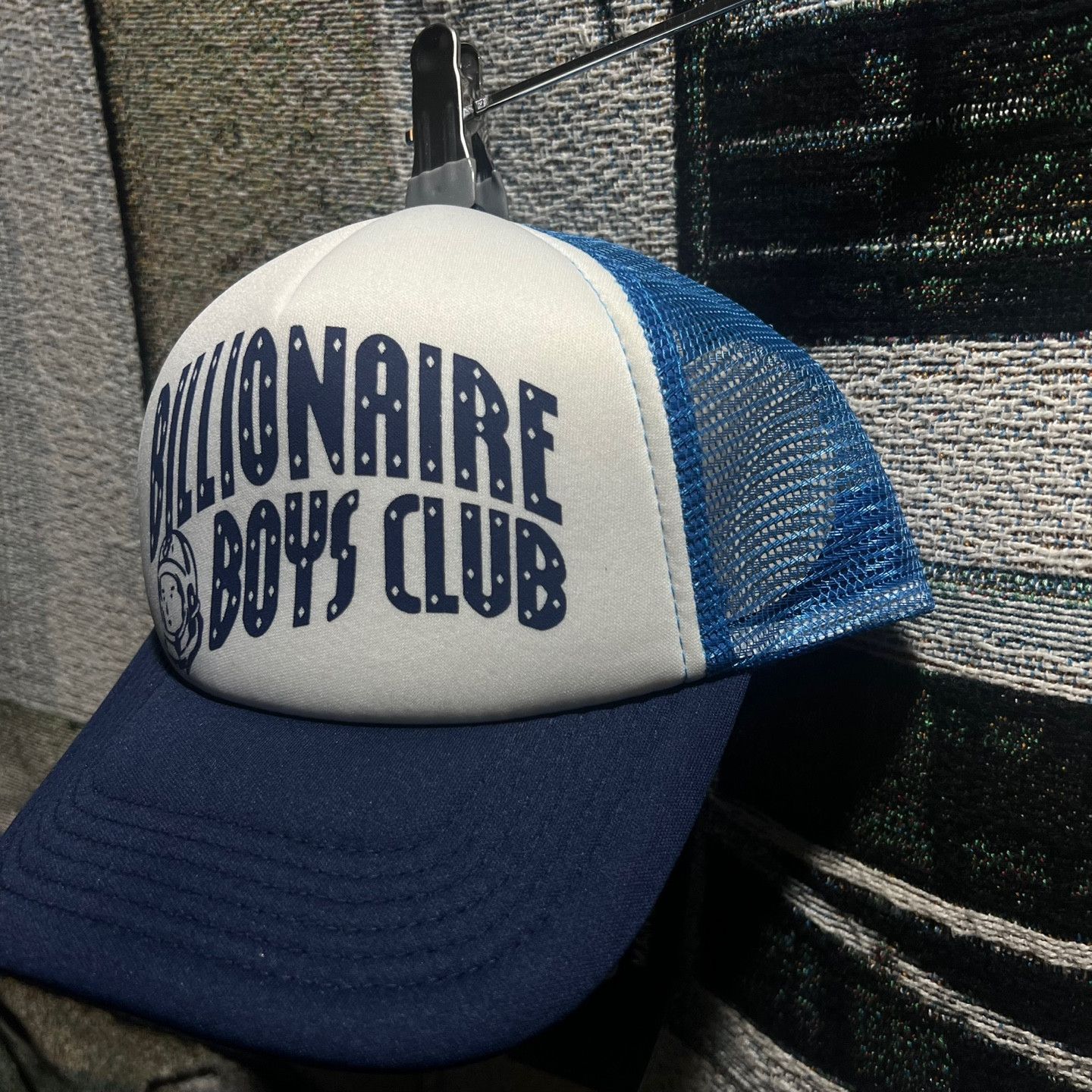 Billionaire Boys Club Billionaire Boys Club Blue Arch Logo Trucker Cap Size ONE SIZE - 2 Thumbnail