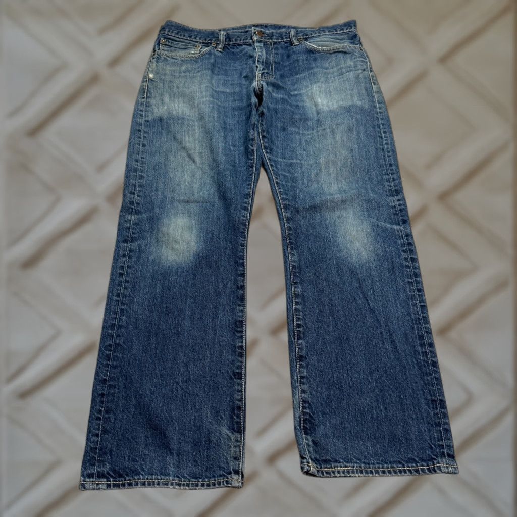 Levi's Levi's 514 Straight Leg Jeans Mens 36x29 Blue Medium Wash 100% Cotton Size US 36 / EU 52 - 1 Thumbnail