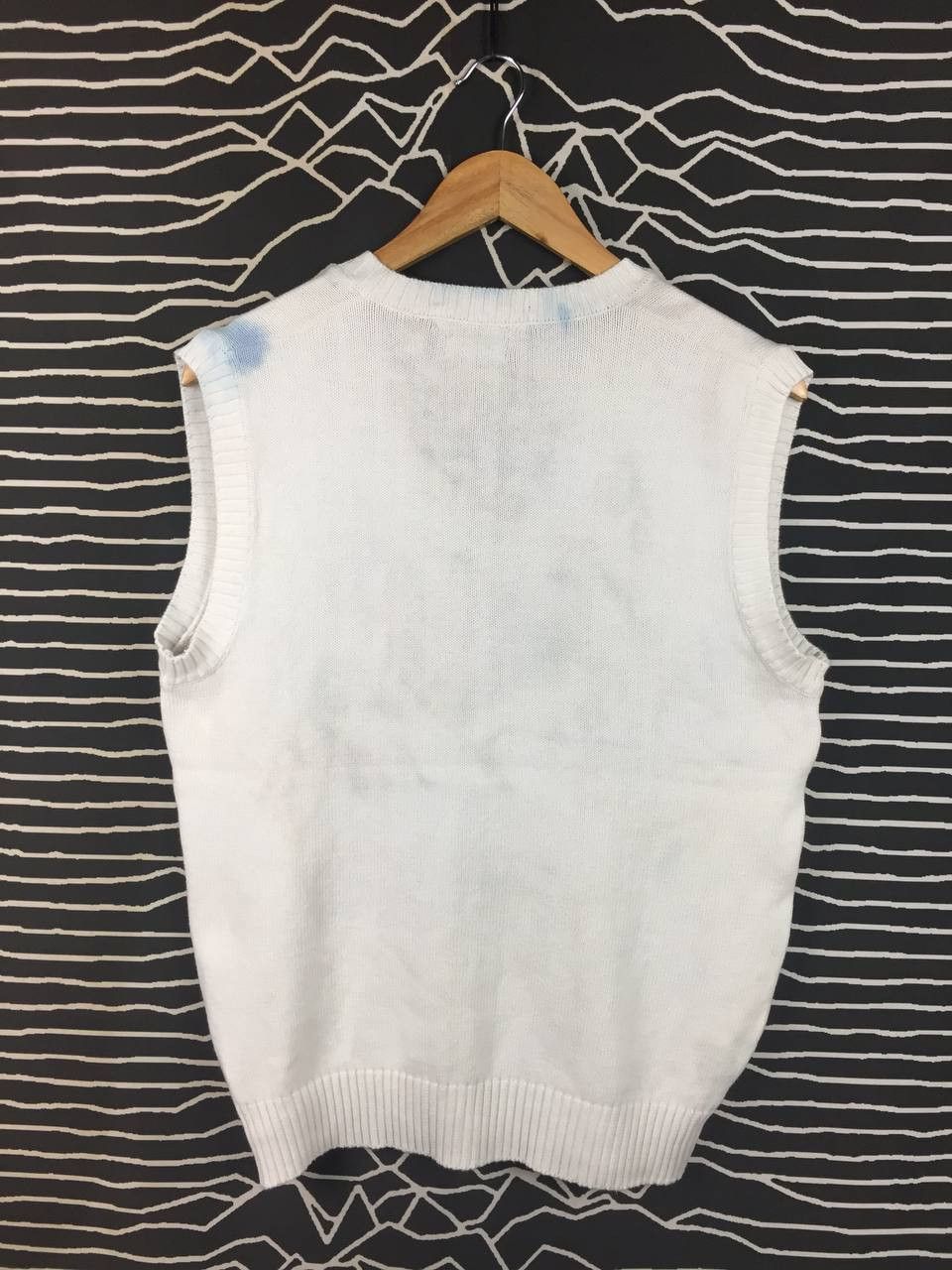 Polo Ralph Lauren Vtg Distressed Polo Ralph Lauren Knit Sweater Vest Size L Size US L / EU 52-54 / 3 - 8 Thumbnail
