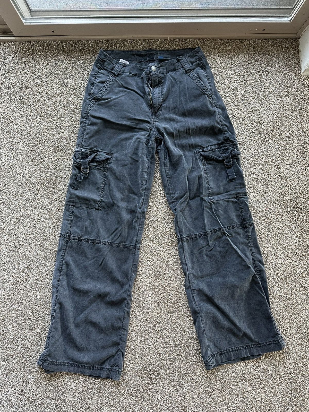 American Eagle Outfitters AE Baggy Cargo Pants Size 25" / US 0 / IT 36 - 1 Thumbnail