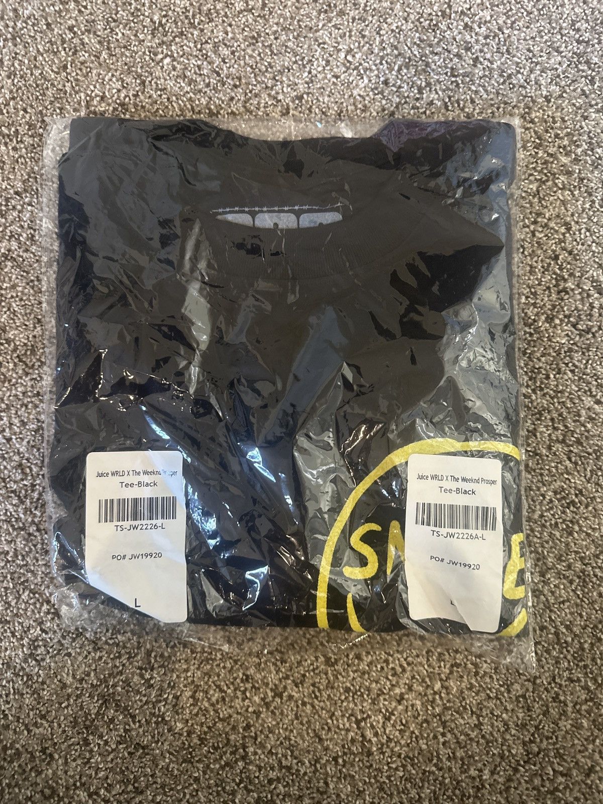 The Weeknd Juice wrld x The Weeknd proper tee black Size US L / EU 52-54 / 3 - 1 Thumbnail