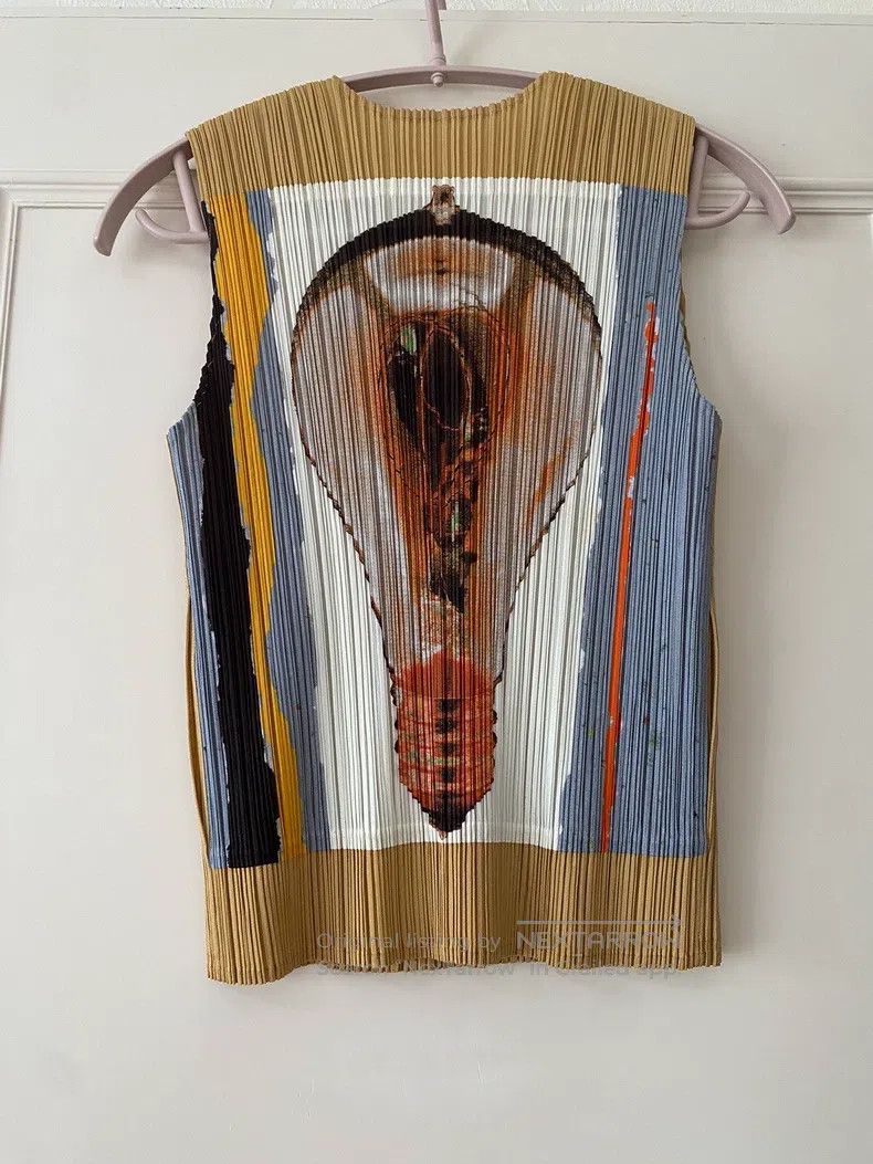 Issey Miyake Issey Miyake Vintage Chinese Light Bulb Vest Size L / US 10 / IT 46 - 1 Thumbnail