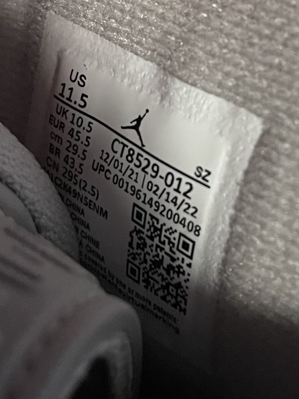 Jordan Brand Air Jordan 6 Retro Georgetown Mens Size 11.5 Sneakers New Size US 11.5 / EU 44-45 - 4 Thumbnail
