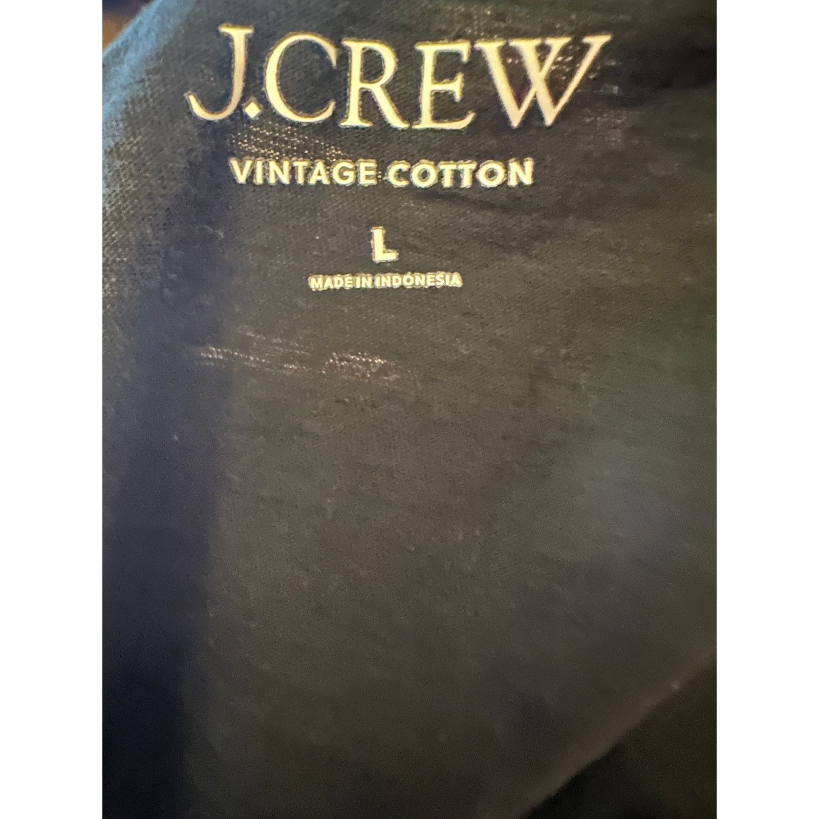 J.Crew J.Crew Vintage Cotton V-Neck Tee, Size L, NWOT Size L / US 10 / IT 46 - 5 Thumbnail
