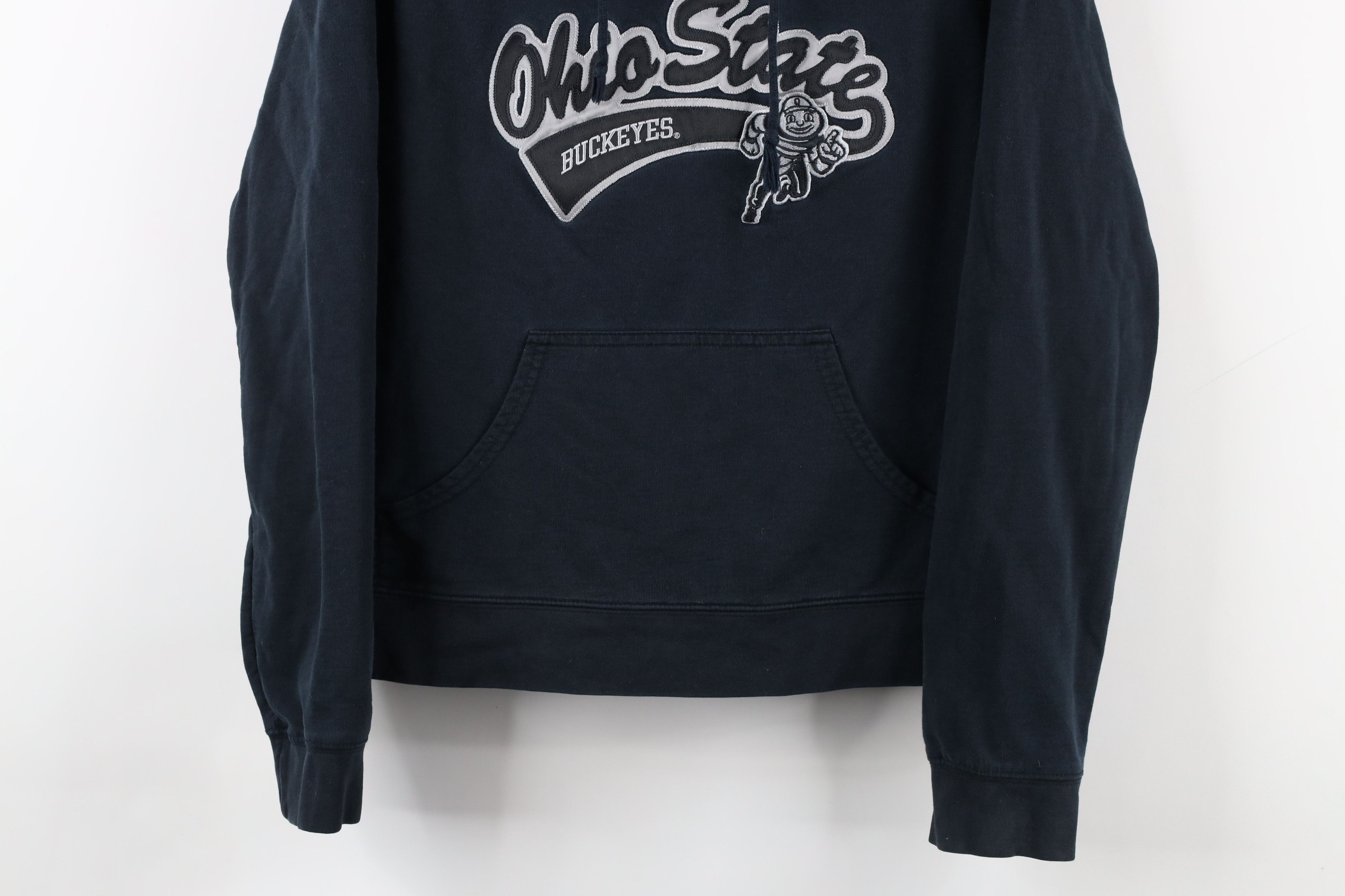 Vintage Vintage 90s Out Script Ohio State University Hoodie Black Size L / US 10 / IT 46 - 3 Thumbnail