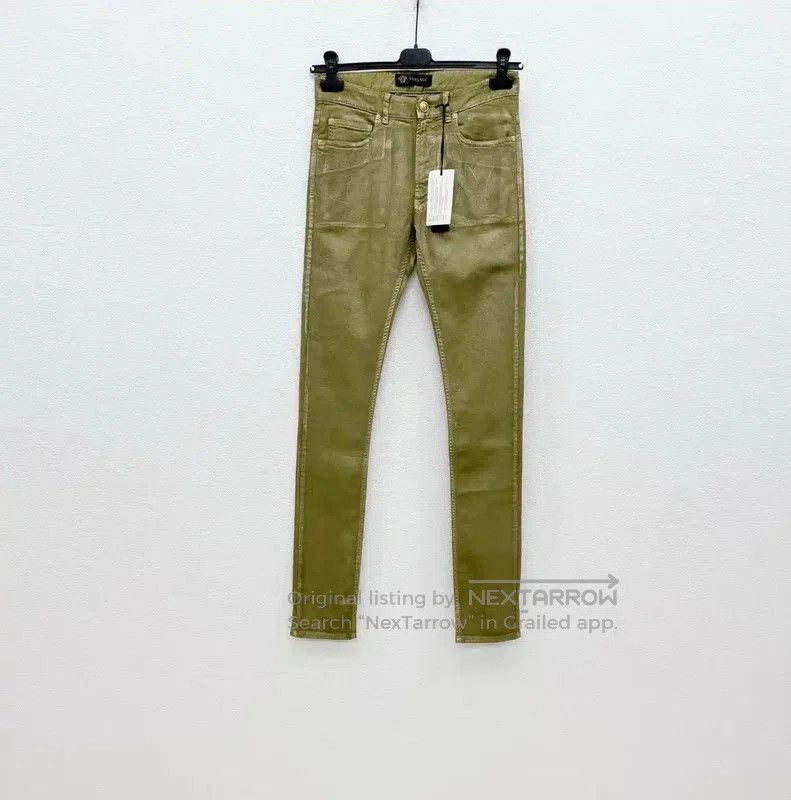 Versace Versace Casual Olive Green Denim Pants . Size US 26 / EU 42 - 1 Thumbnail