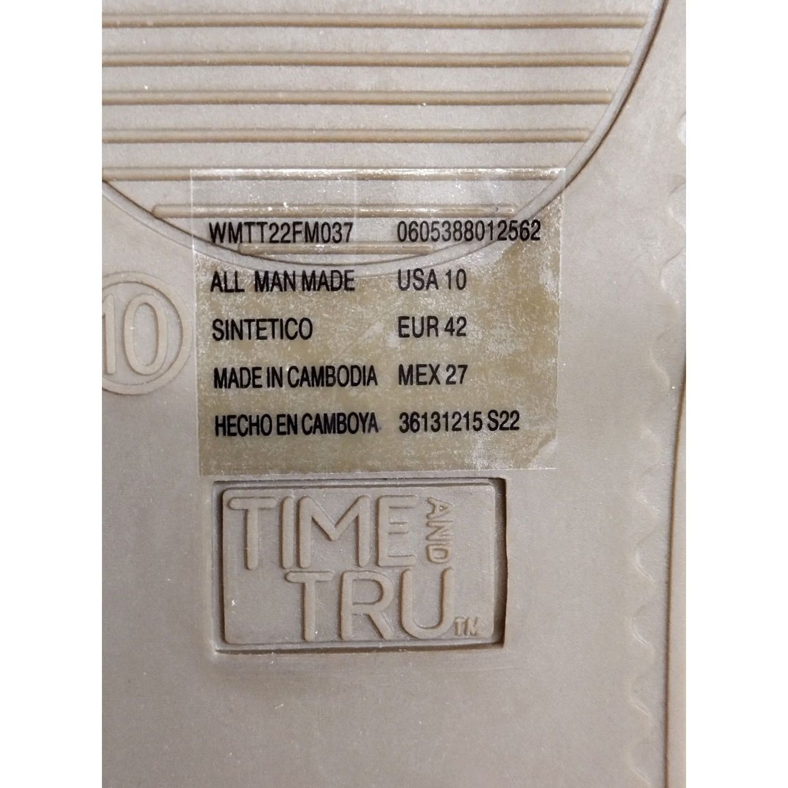 Vintage Time and Tru White Multi-Band Slide Sandals Memory Foam Size 10 Women Size US 10 / IT 40 - 7 Thumbnail