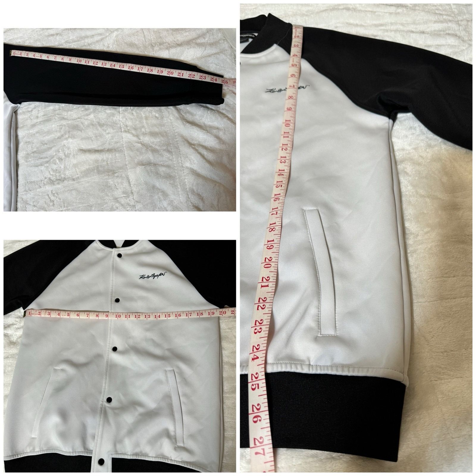 Karl Lagerfeld Karl Lagerfeld Paris Colorblock Scuba Baseball Track Jacket Size US S / EU 44-46 / 1 - 7 Thumbnail