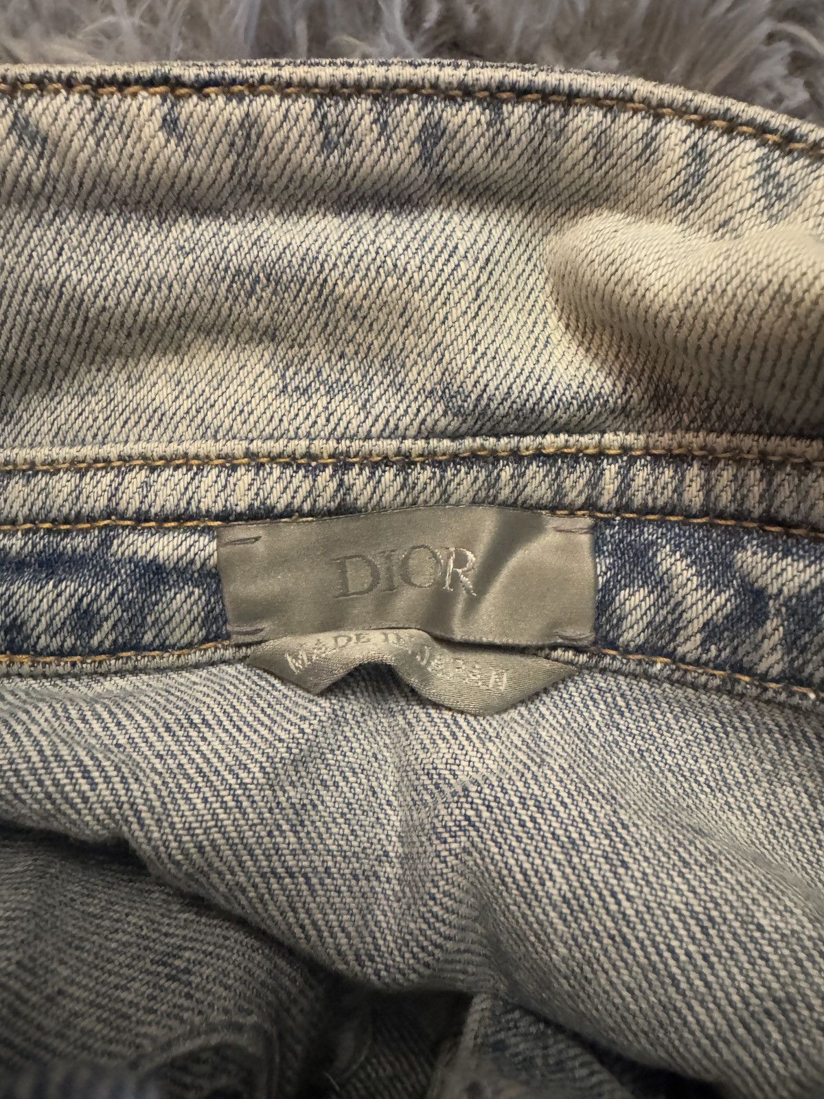 Dior Dior x Kenny Scharf Washed blue denim long sleeve tshirt Size US M / EU 48-50 / 2 - 4 Thumbnail