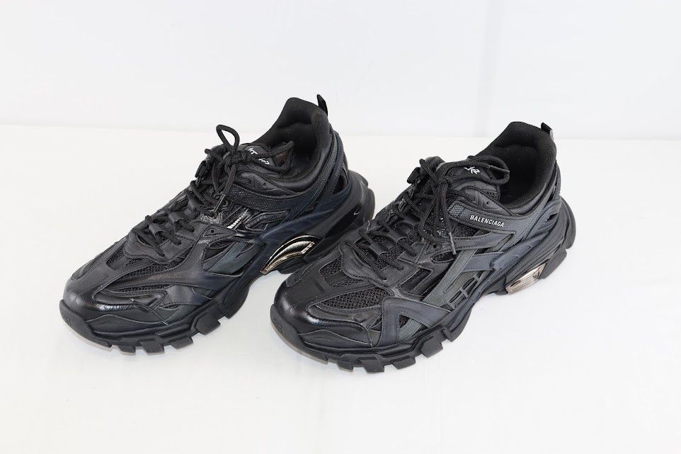 Balenciaga o1rshd1 Track .2 Open Sneakers in Black Size US 14 / EU 47 - 7 Thumbnail