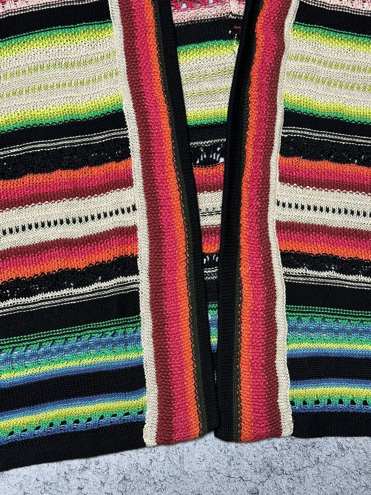 Polo Ralph Lauren Polo Ralph Lauren Striped Western Poncho Cardigan Sweater Size M / US 6-8 / IT 42-44 - 6 Thumbnail