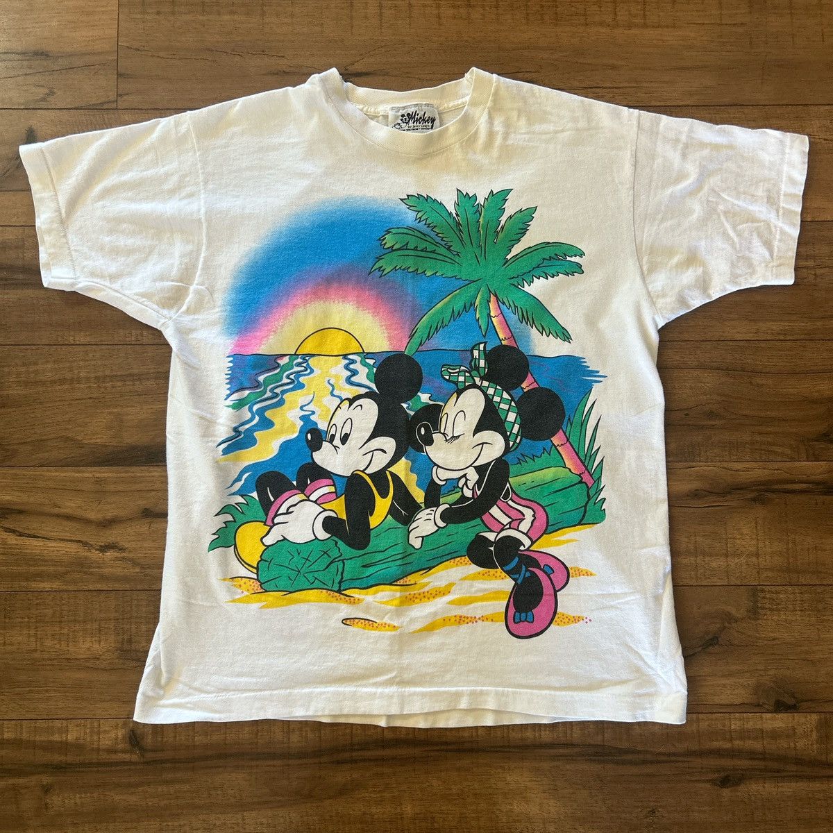 Deadstock Mickey Mouse and Minnie Mouse Tropical AOP