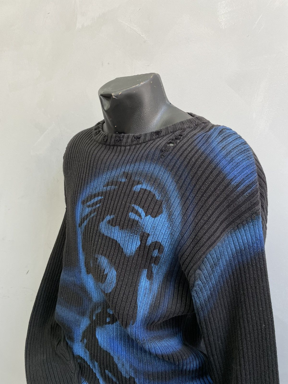 If Six Was Nine Dragon distressed japanese If six was nine style sweater y2k Size US L / EU 52-54 / 3 - 6 Thumbnail
