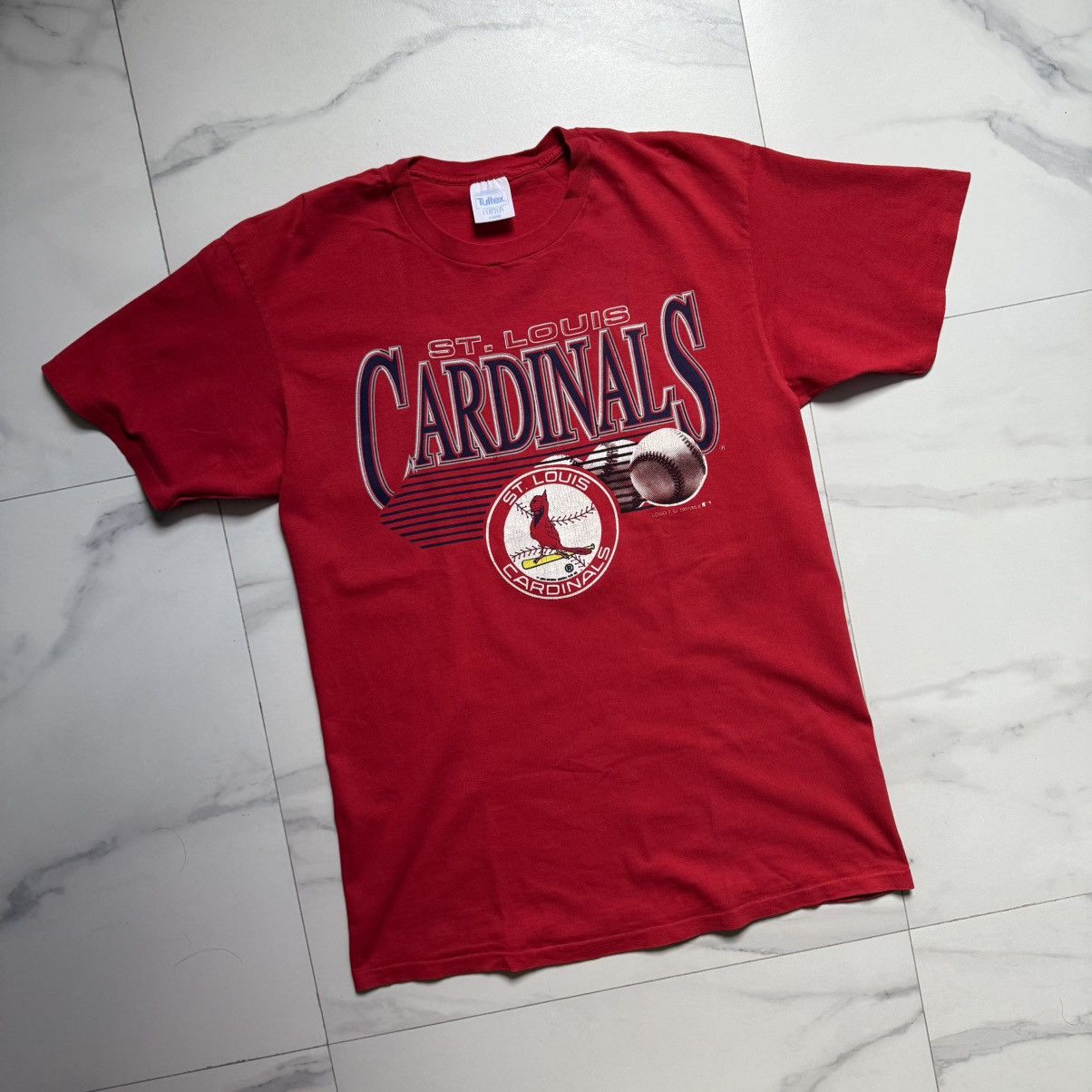 Tultex Vintage St. Louis Cardinals Graphic Tee Size US XL / EU 56 / 4 - 3 Thumbnail
