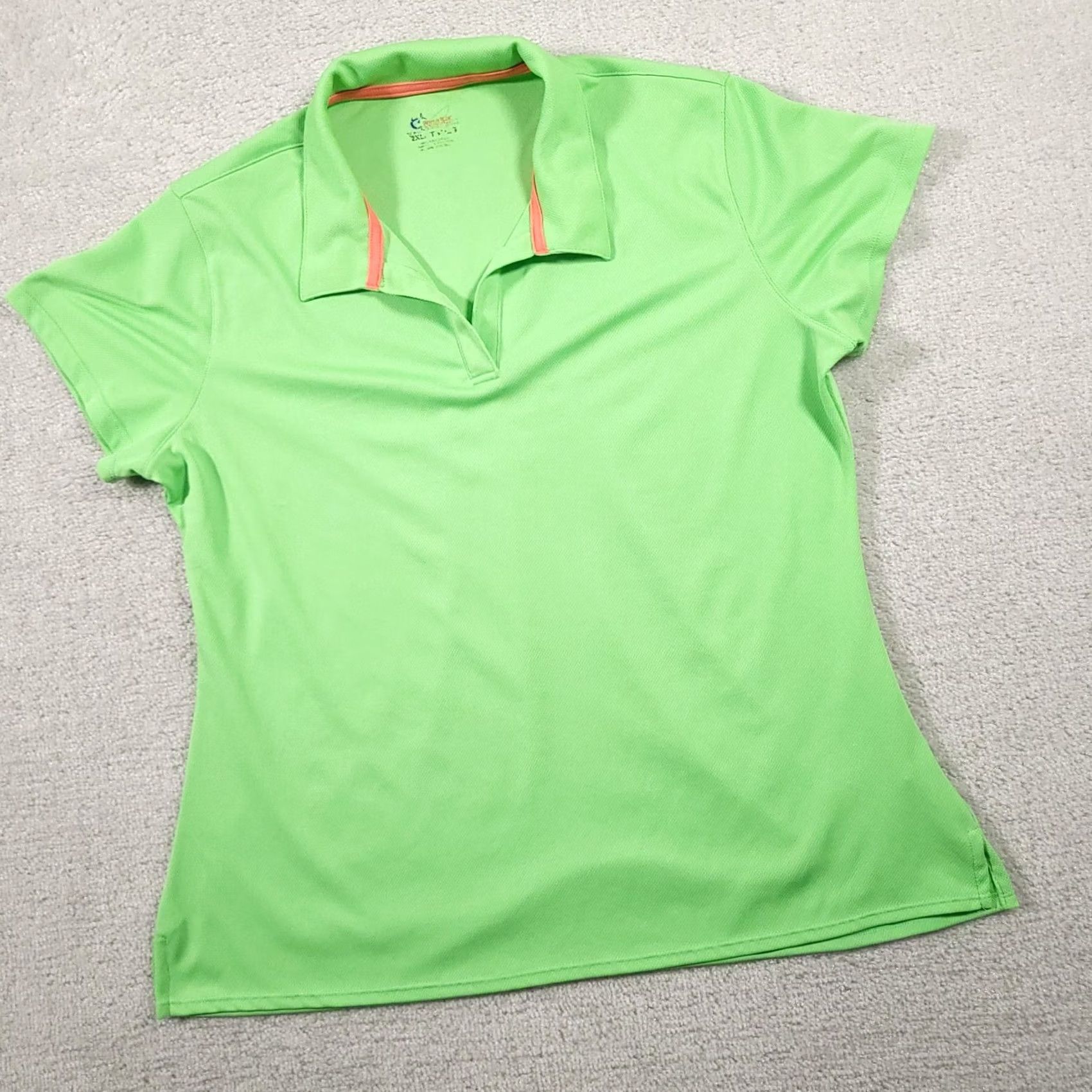 Vintage VINTAGE World Wide Sportsman Polo Shirt Womens 2XL Green V Neck Short Sleeve Fishing Shirt Mens? Size XXL / US 16-18 / IT 52-54 - 2 Thumbnail