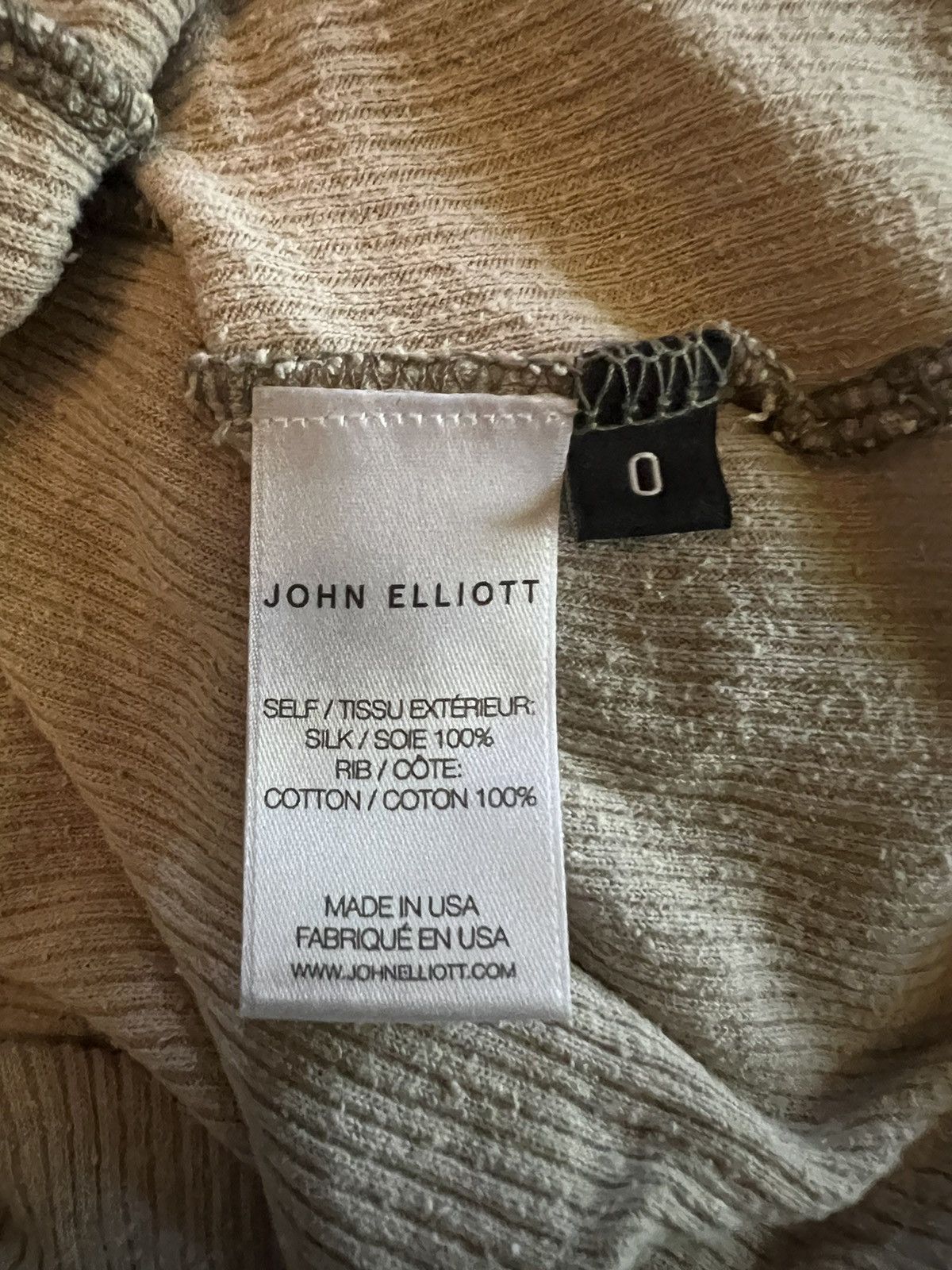 John Elliott John Elliott Silk Rib Midi Dress Size XS / US 0-2 / IT 36-38 - 8 Thumbnail
