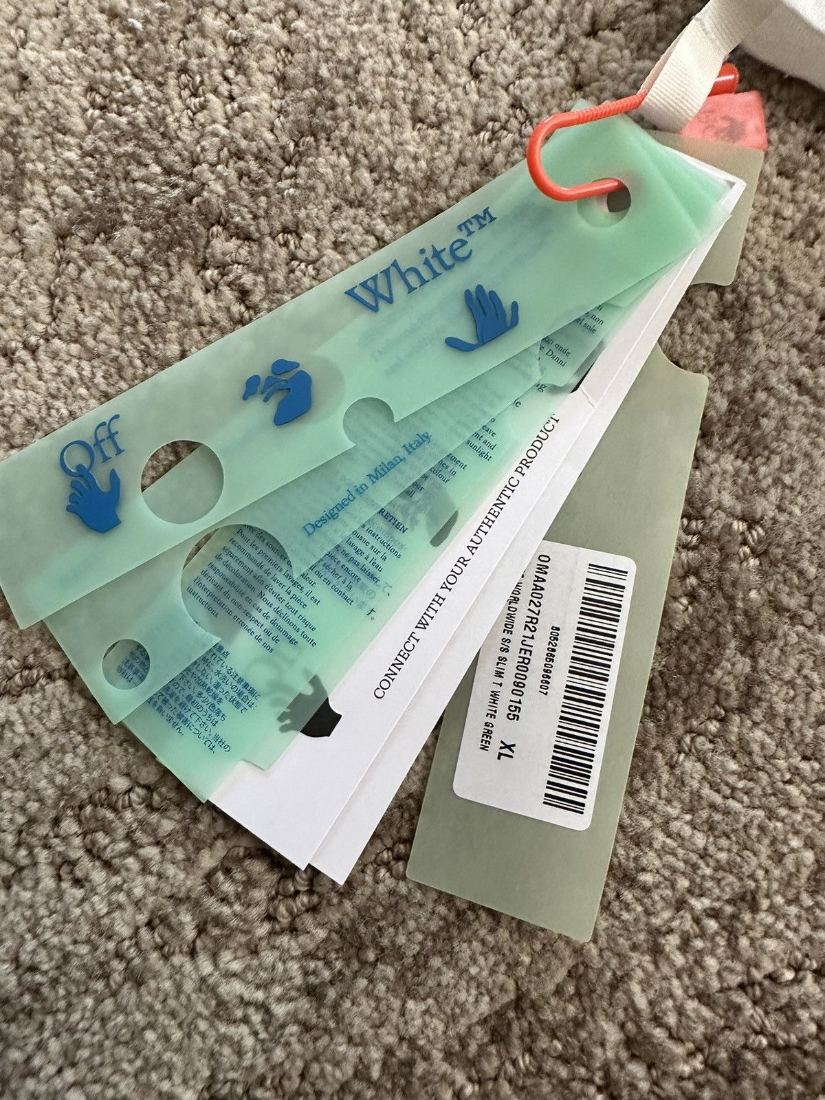 Off-White Off white peace worldwide tee Size US XL / EU 56 / 4 - 4 Thumbnail