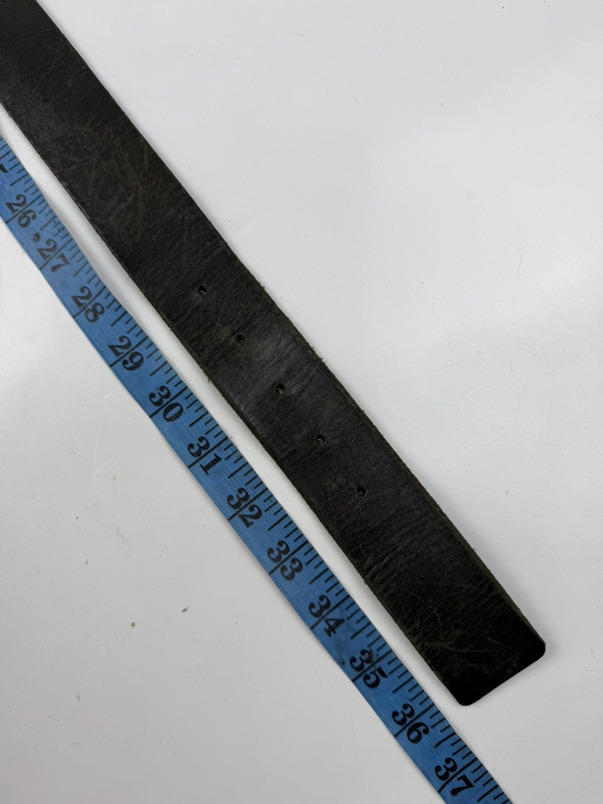 Japanese Brand vintage style leather belt tc54 Size 32 - 3 Thumbnail