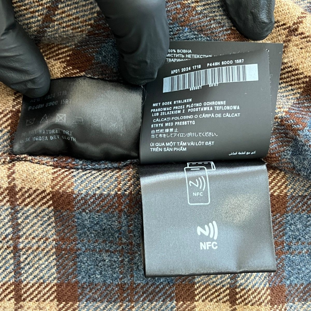 Prada PRADA RAF SIMONS 2024AW Check Wool Twill Shirt & Skirt Setup Size S / US 4 / IT 40 - 12 Thumbnail