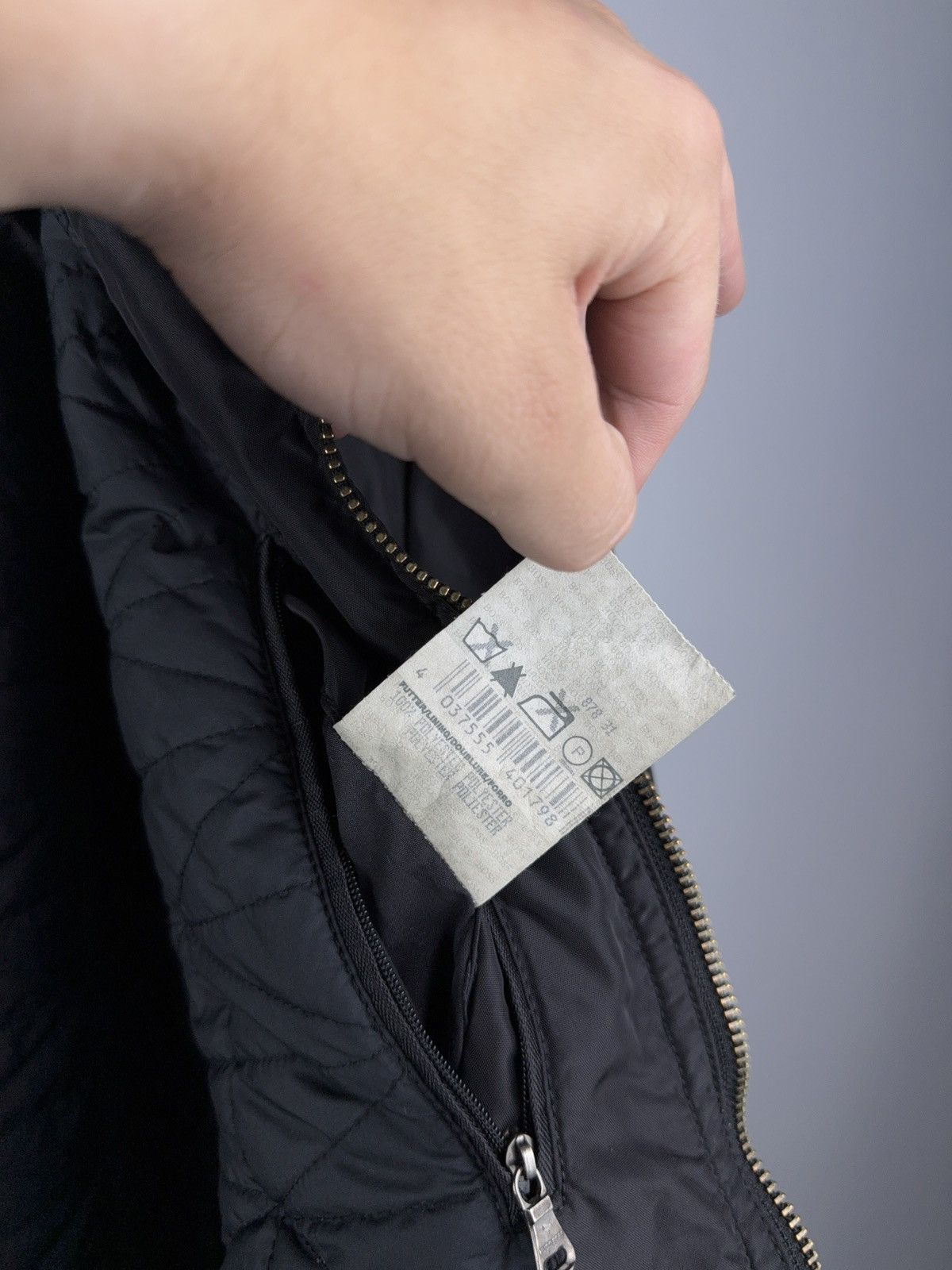 Hugo Boss Hugo Boss Black Moto Jacket Nylon Zip Biker Style Size L Size L / US 10 / IT 46 - 9 Thumbnail
