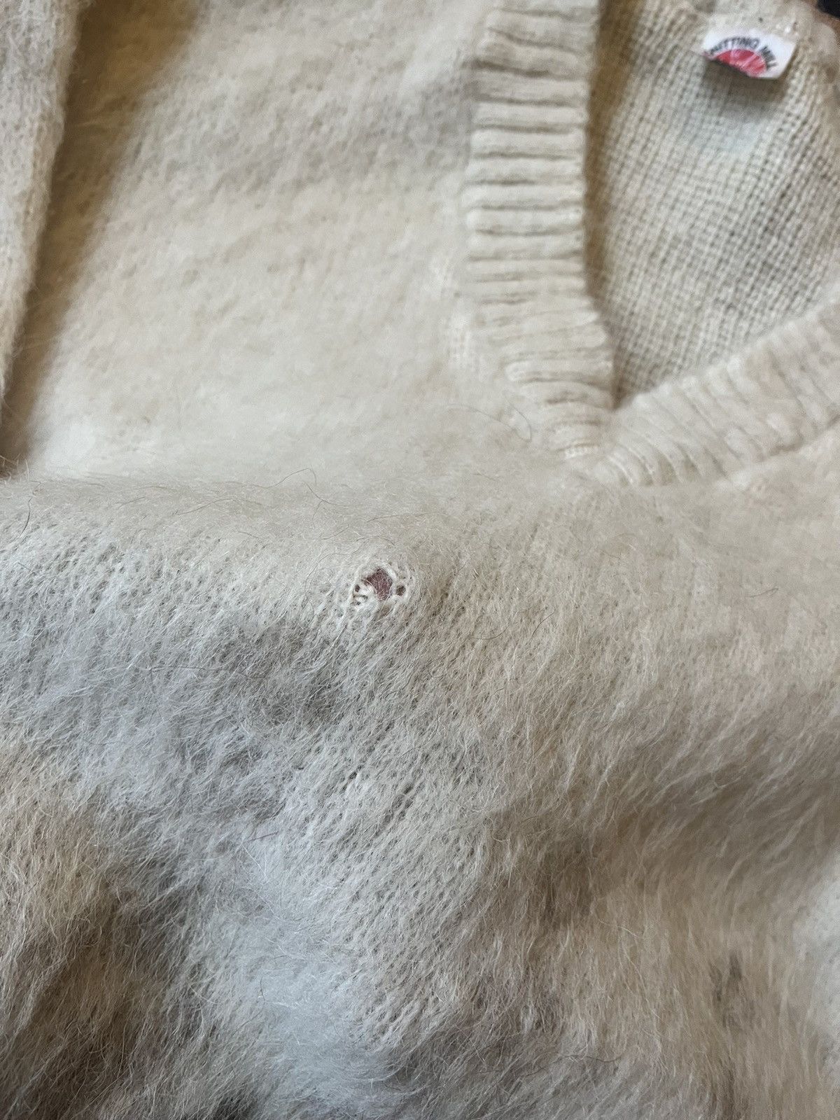 Japanese Brand Rare Vintage 90's wool Fuzzy Knit white Sweater Size US M / EU 48-50 / 2 - 8 Thumbnail