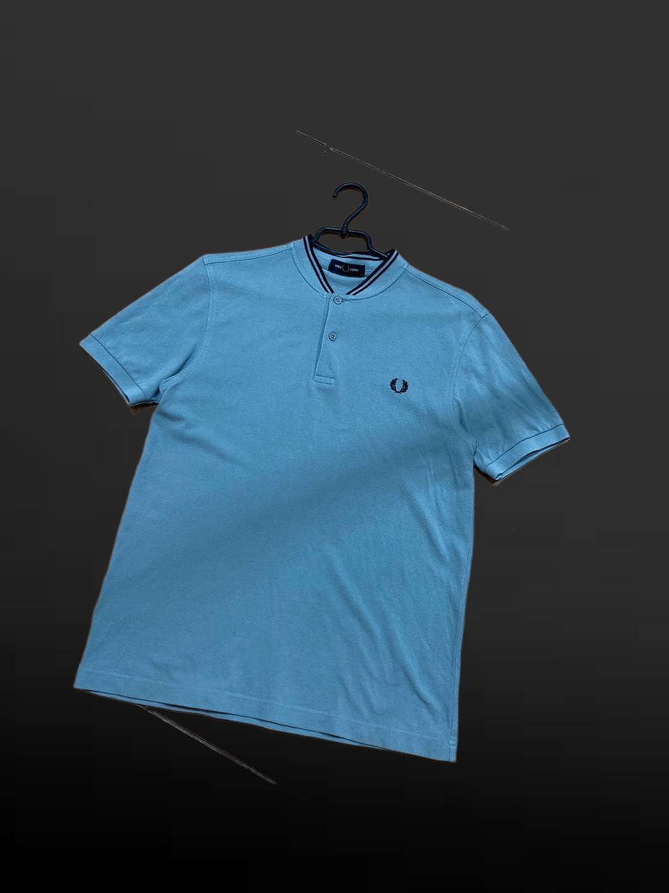 Fred Perry NWT FRED PERRY LIGHT BLUE POLO SHIRT BOMBER COLLAR Size US M / EU 48-50 / 2 - 1 Thumbnail
