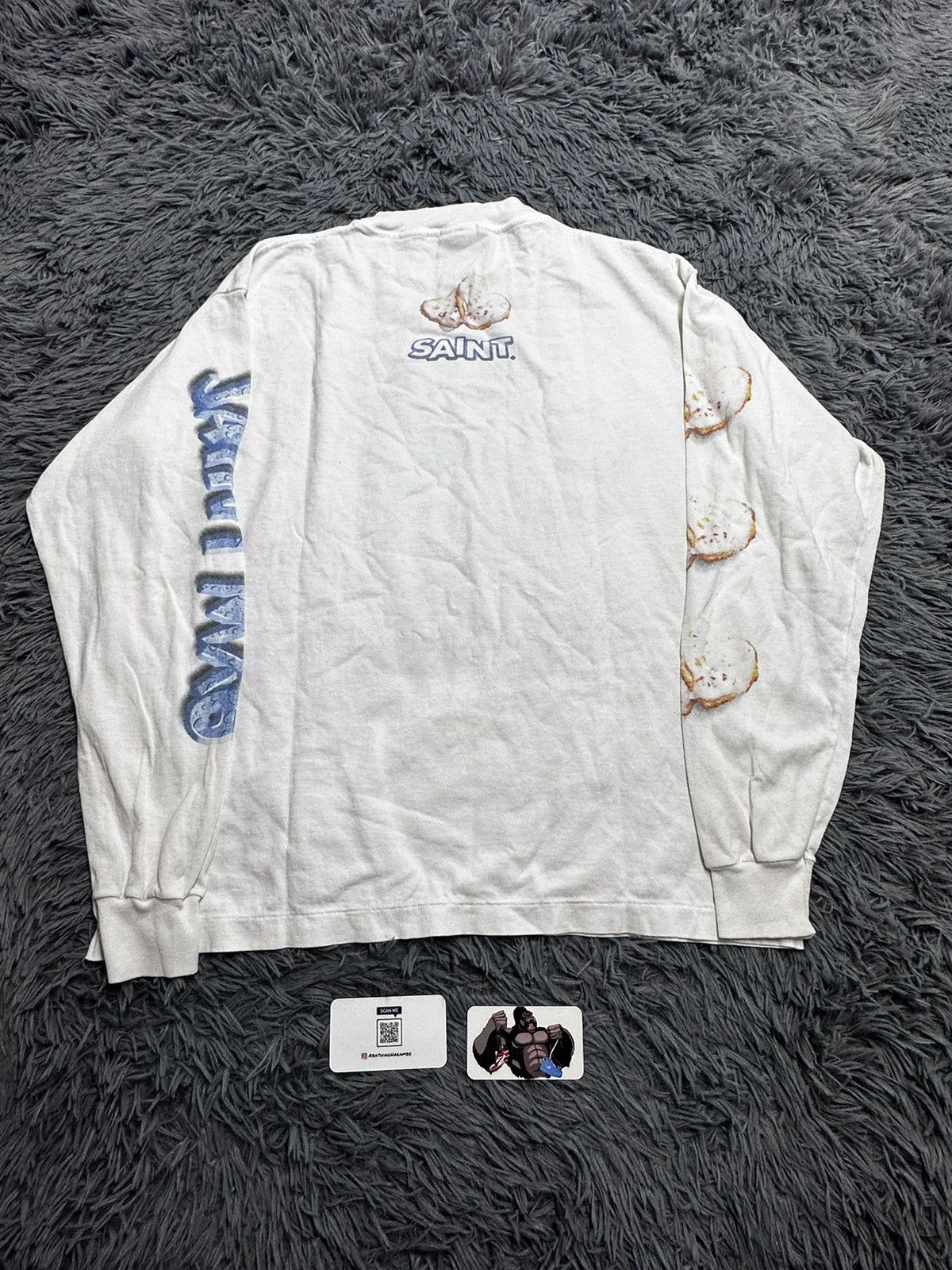 Saint Michael SAINT Mxxxxxx X Shermer Academy Heart Cookie L/S Tee Size US S / EU 44-46 / 1 - 3 Thumbnail