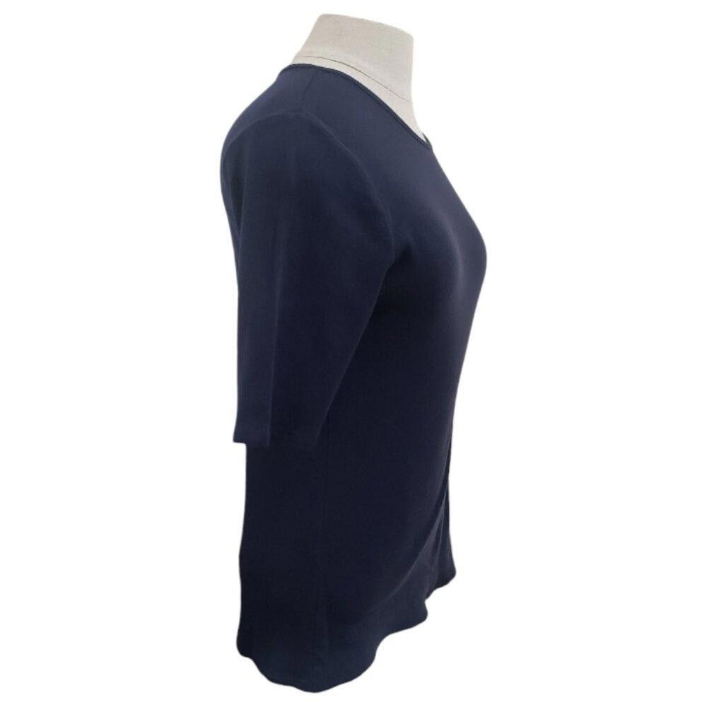 Banana Republic CT1825 Banana Republic Charcol Gray Ribbed Top M Size M / US 6-8 / IT 42-44 - 2 Thumbnail