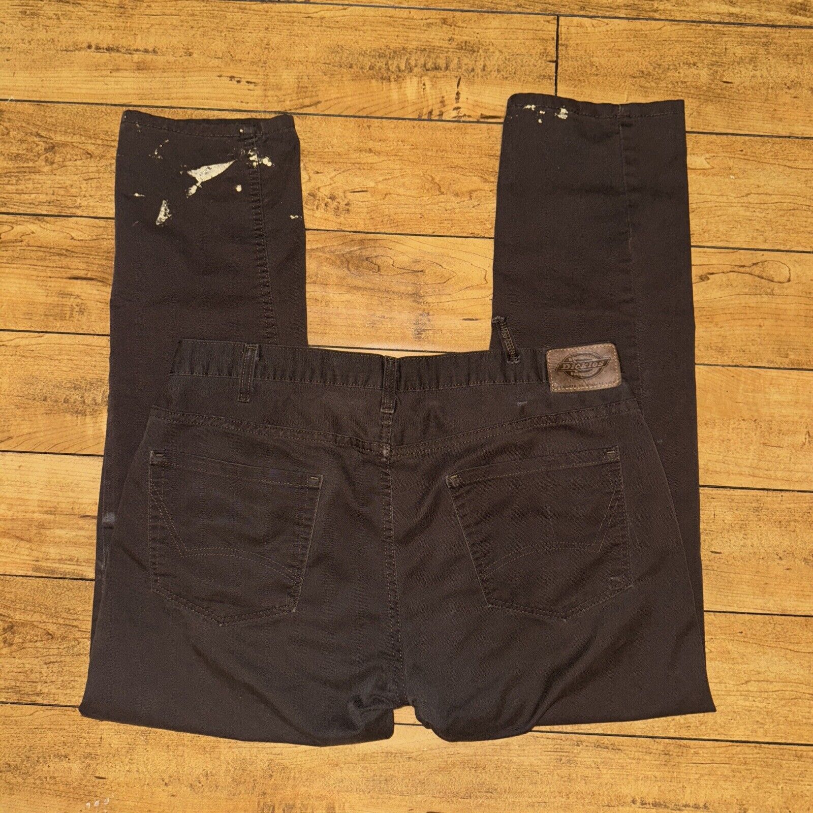 Dickies × Japanese Brand × Vintage Dickies Slim Chino Pants Brown 36x31 Measured Size US 36 / EU 52 - 5 Thumbnail