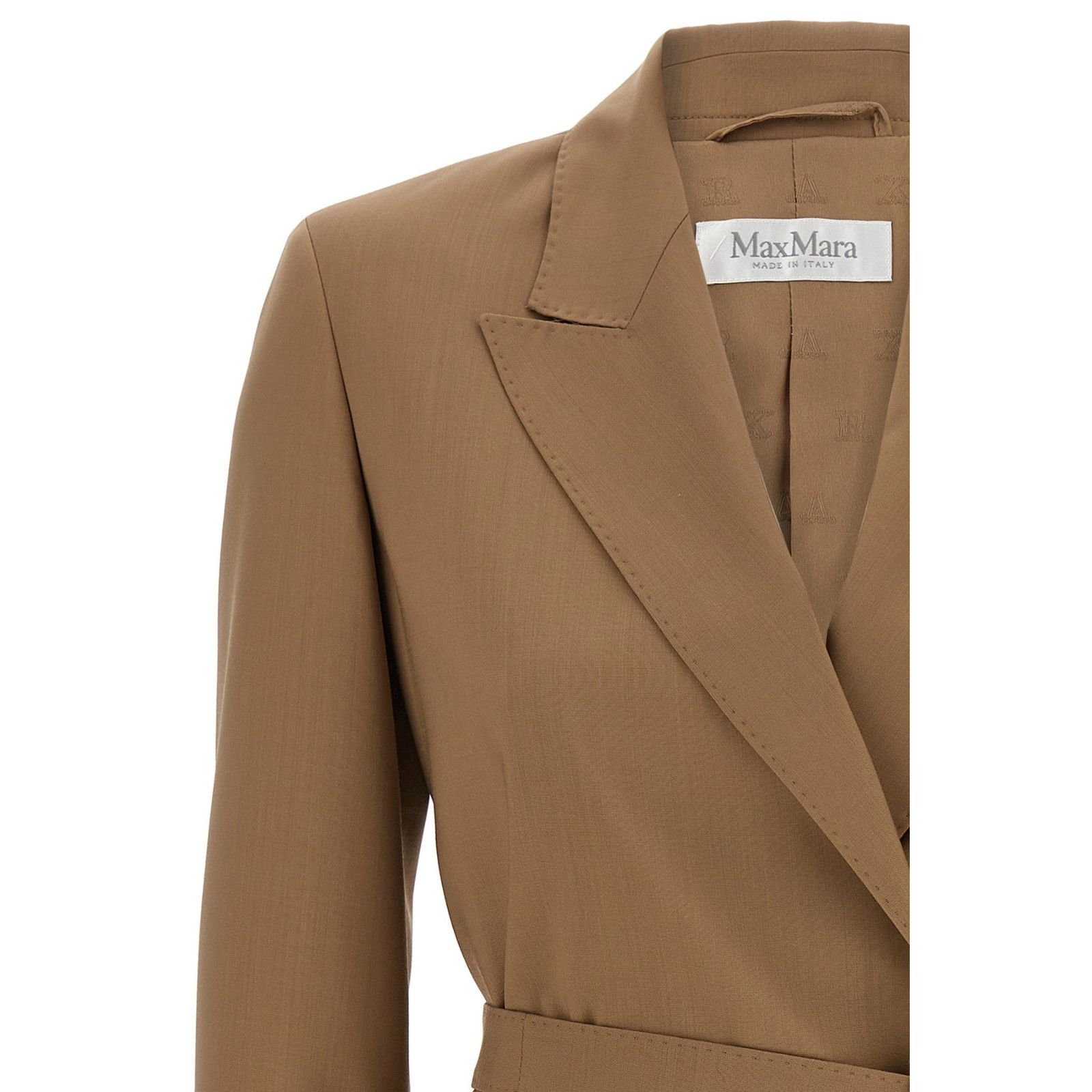 Max Mara MAX MARA Talento Brown Cotton Blazer Jacket New And Authenti Size M / US 6-8 / IT 42-44 - 3 Thumbnail