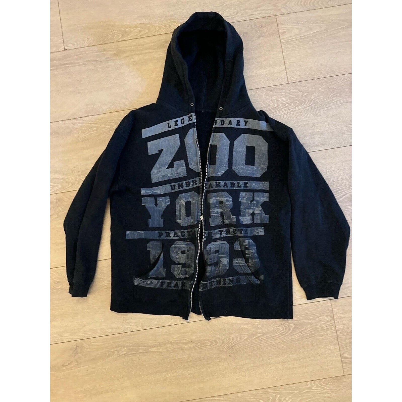 Zoo York Zoo York Mens Hoodie Sweatshirt Zip Up Graphic Logo Grailed
