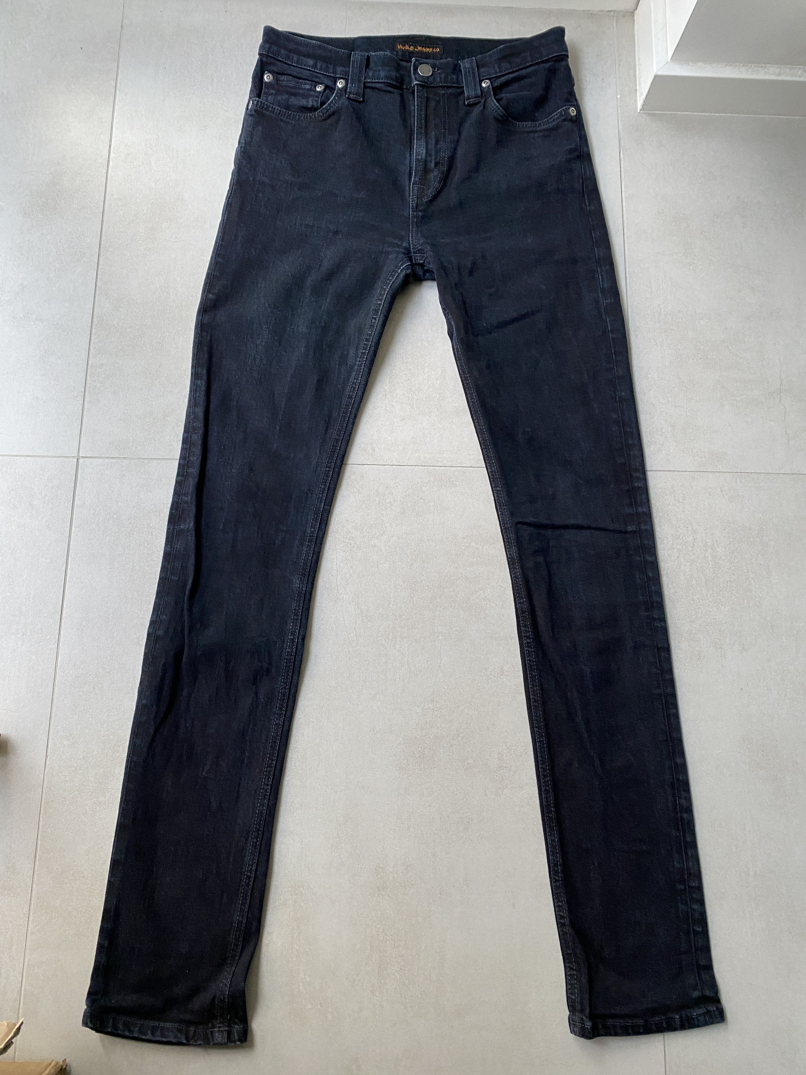 Nudie Jeans Nudie Jeans High Kai Org. Black denim jeans size W 30 L 34 Size US 30 / EU 46 - 3 Thumbnail