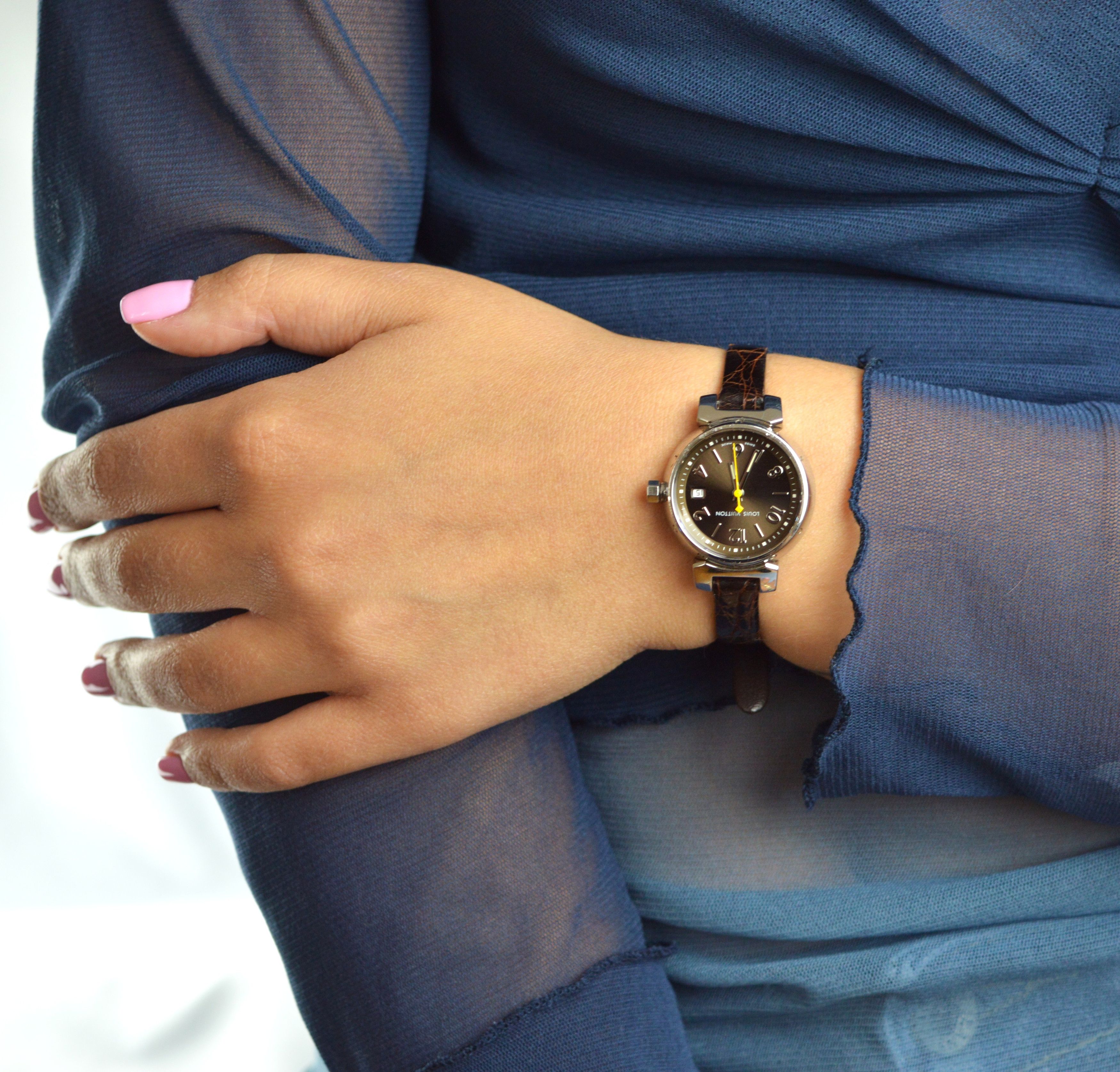 Louis Vuitton LOUIS VUITTON TAMBOUR WATCH FULL SET Size ONE SIZE - 4 Thumbnail