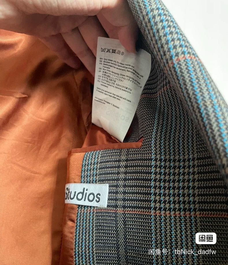 Acne Studios acne studios size:34 Double-breasted wool suit jacket 2503- Size US L / EU 52-54 / 3 - 3 Thumbnail