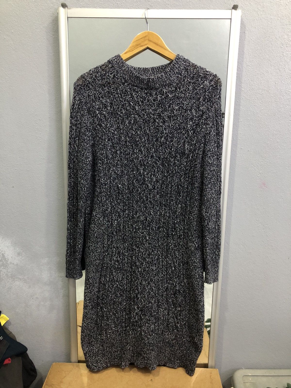 Global Work Global Work Marled Heavy Knit Midi Dress Japan Size M / US 6-8 / IT 42-44 - 1 Thumbnail