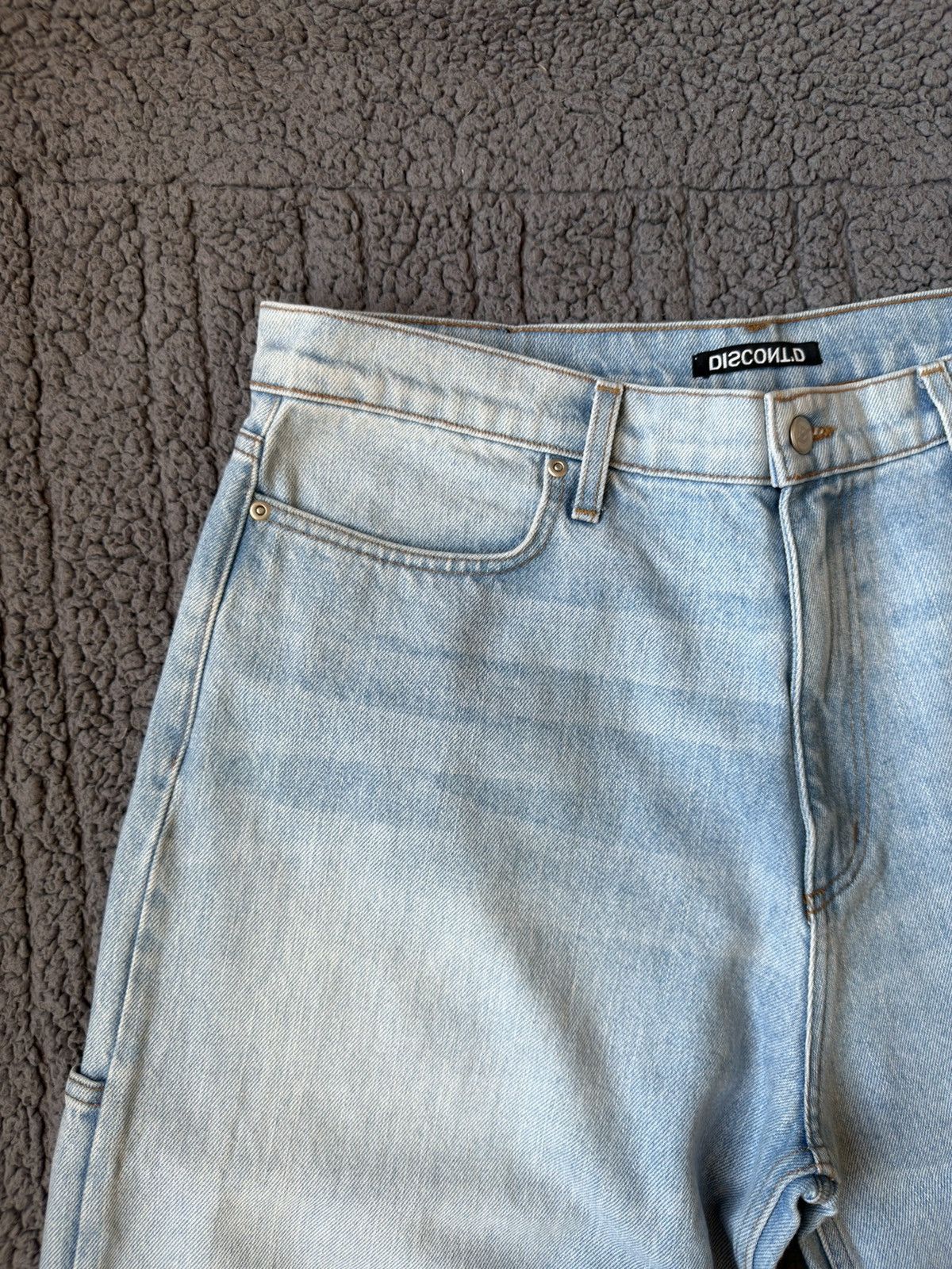Other Discontd Light Wash Baggy Denim - Size 38 Size US 38 / EU 54 - 2 Thumbnail