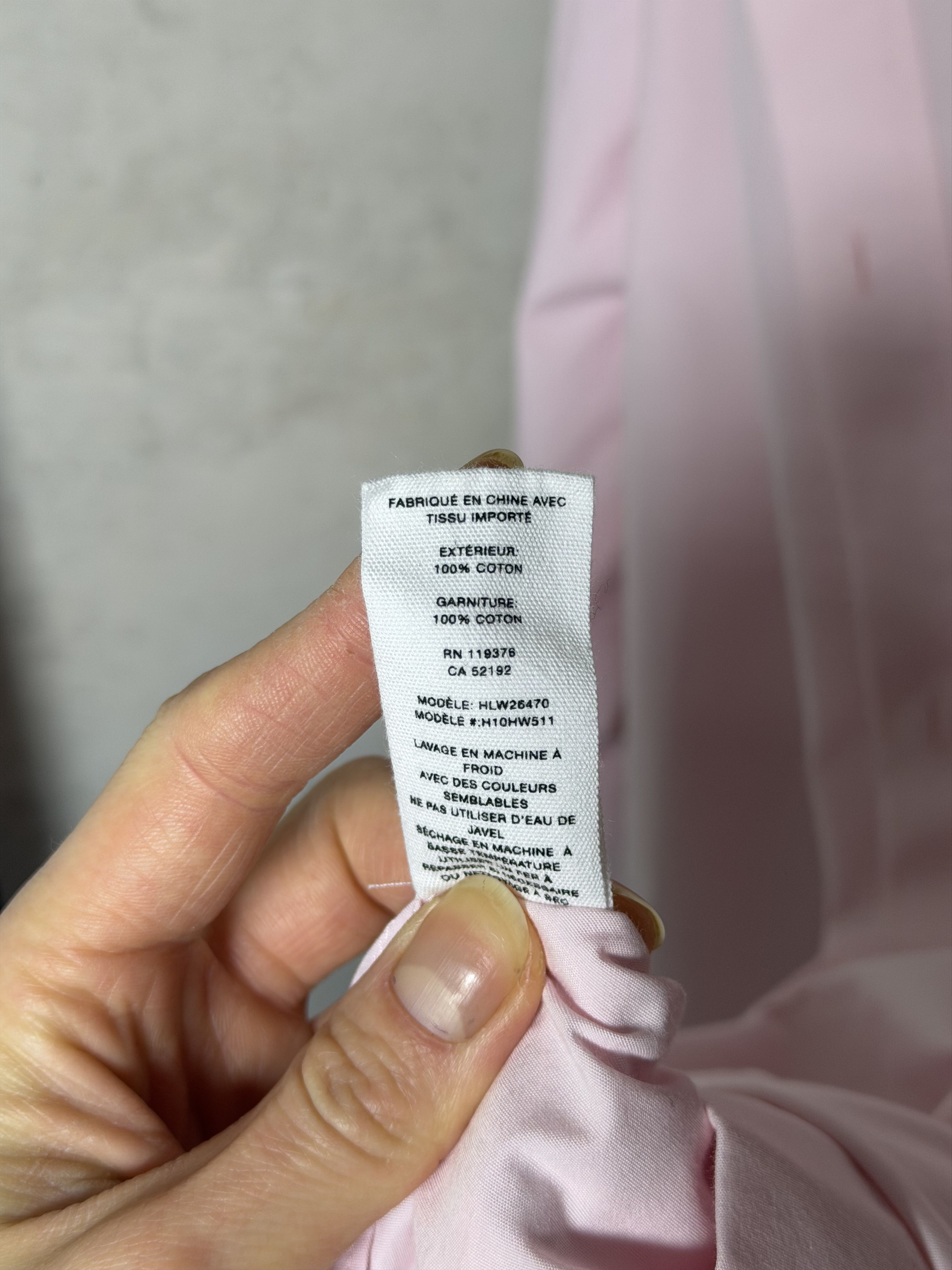 Helmut Lang Helmut Lang Open Back Pink Button Up Pointy Collar Shirt Size S / US 4 / IT 40 - 8 Thumbnail