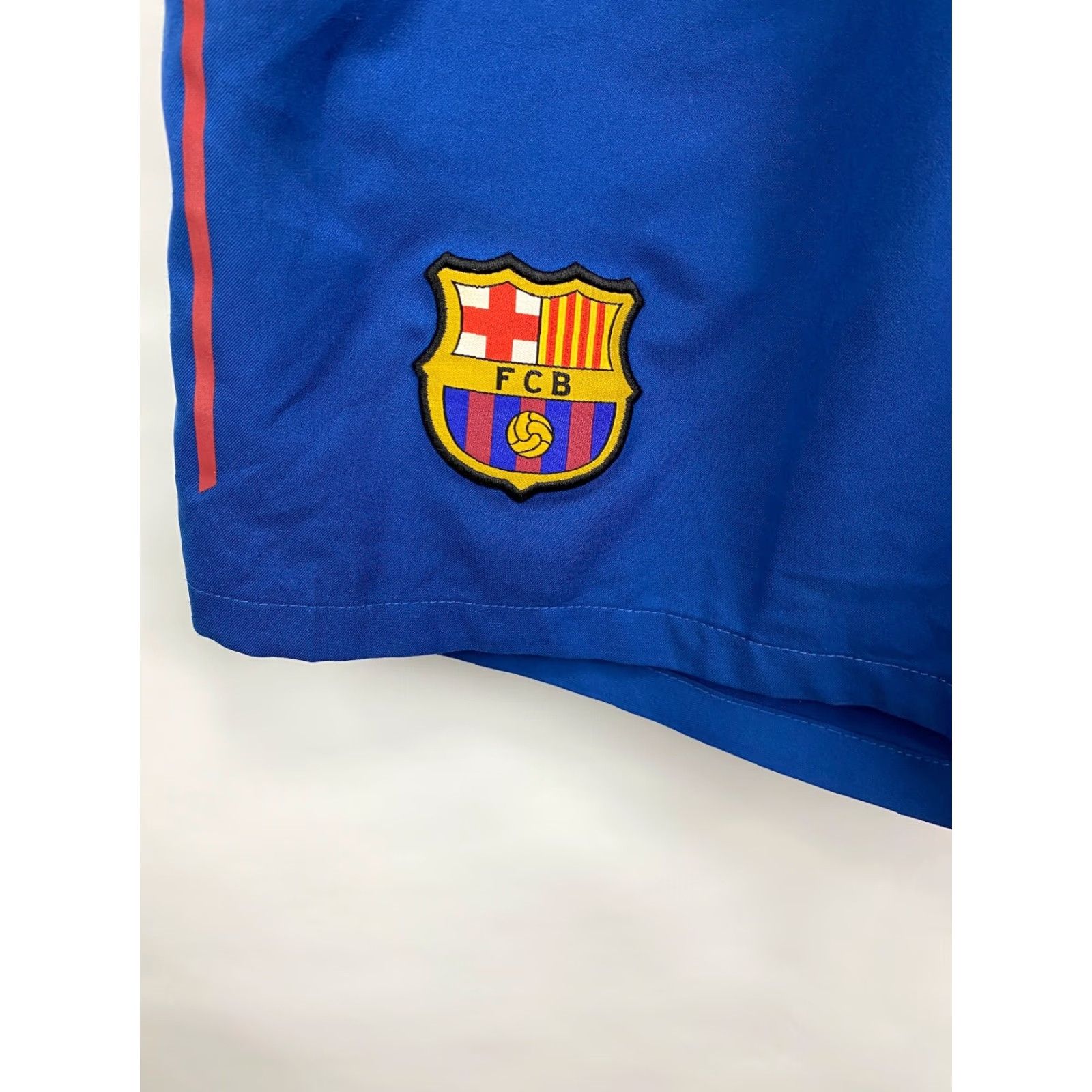 Nike Nike Soccer Shorts M Blue - Y2K F. C. Barcelona Rare Retro Blokecore Modern Athletic Mens Size US 31 - 3 Thumbnail