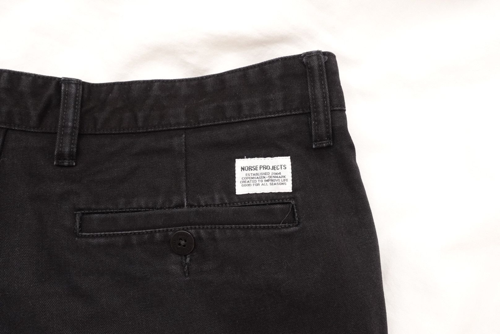 Norse Projects Aros Heavy Chino Pants Black Size US 32 / EU 48 - 3 Thumbnail
