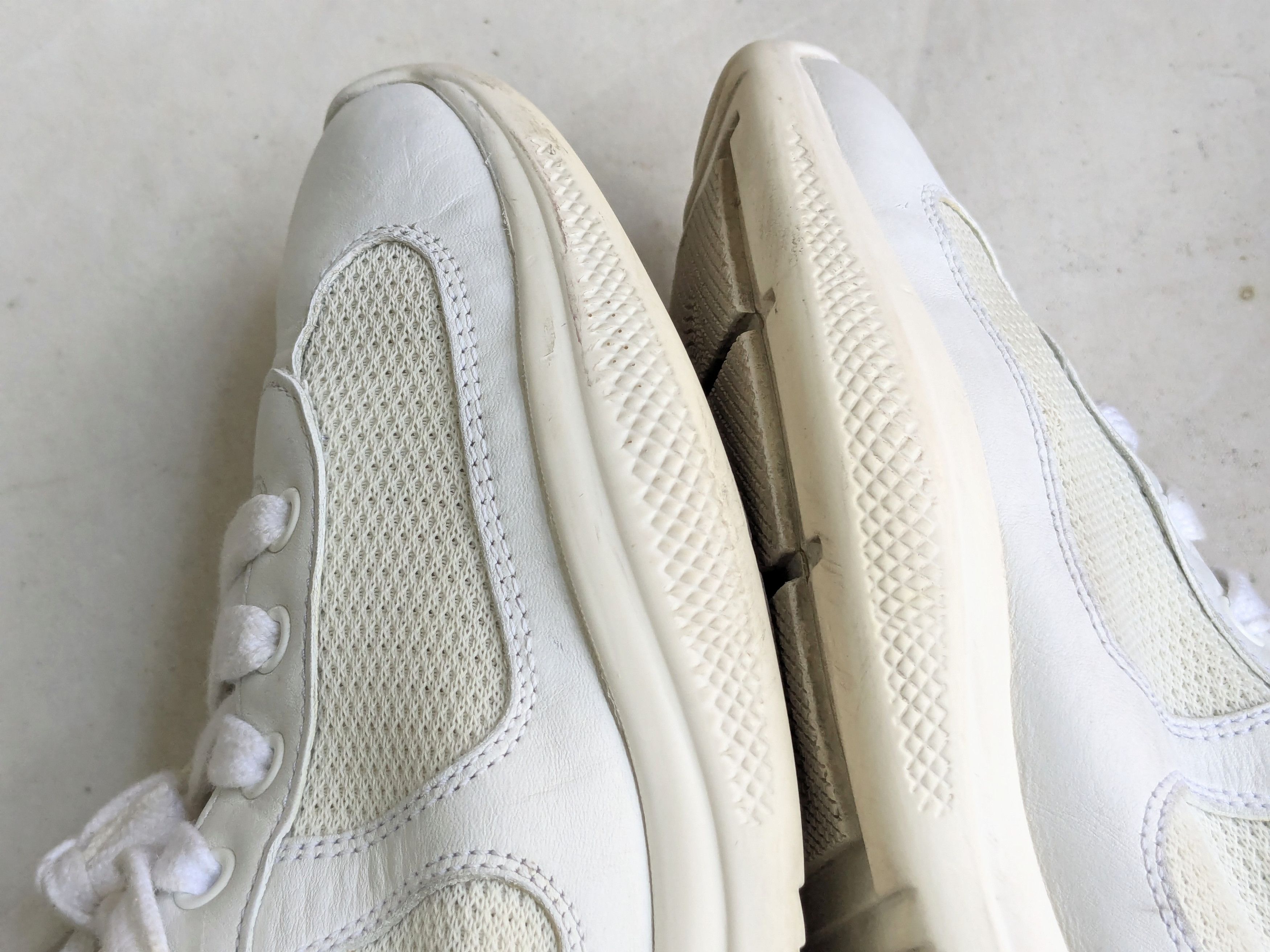 Prada Prada America's Cup White 8 Leather Low Top Size US 8 / EU 41 - 7 Thumbnail