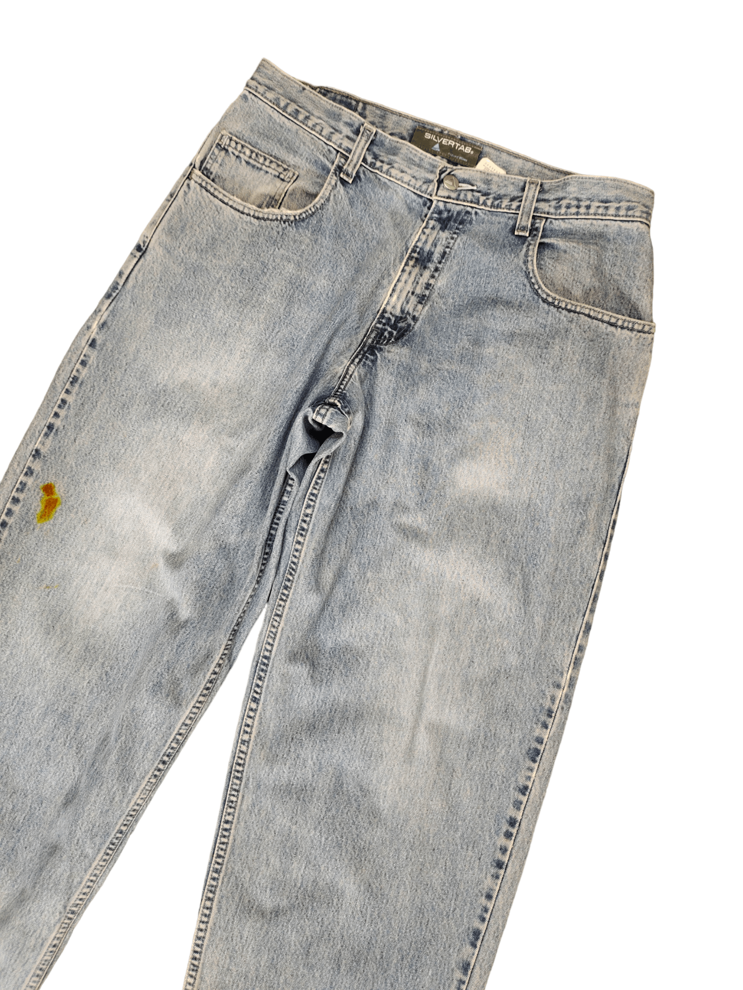Levi's Vintage Clothing Baggy Jeans 90s Levis Silvertab Wide leg Denim Baggy Fit Size US 33 - 2 Thumbnail