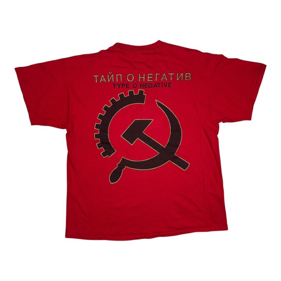 Band Tees Type O Negative – USSR Parody Tee | 2003 Size US XL / EU 56 / 4 - 2 Thumbnail
