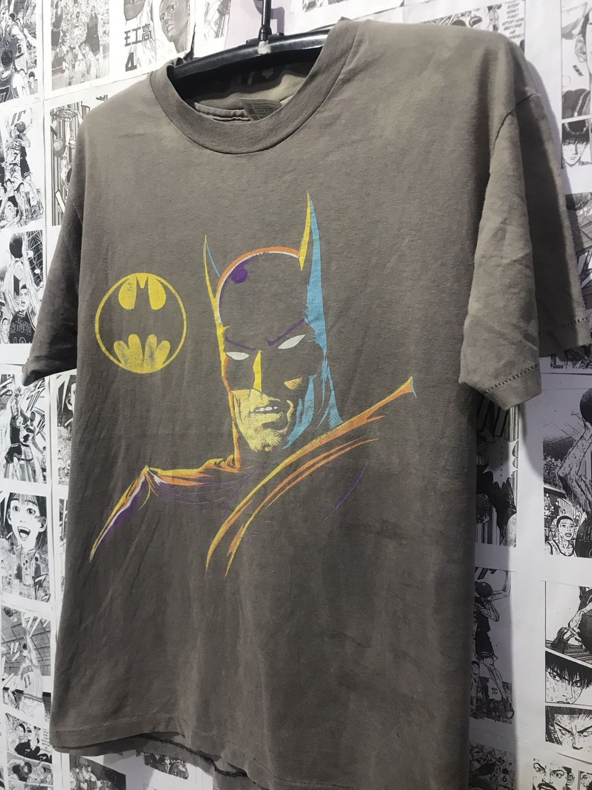 DC Comics × Vintage Vintage Batman Graphics T-Shirt Made In USA Single Stitch Size US L / EU 52-54 / 3 - 3 Thumbnail